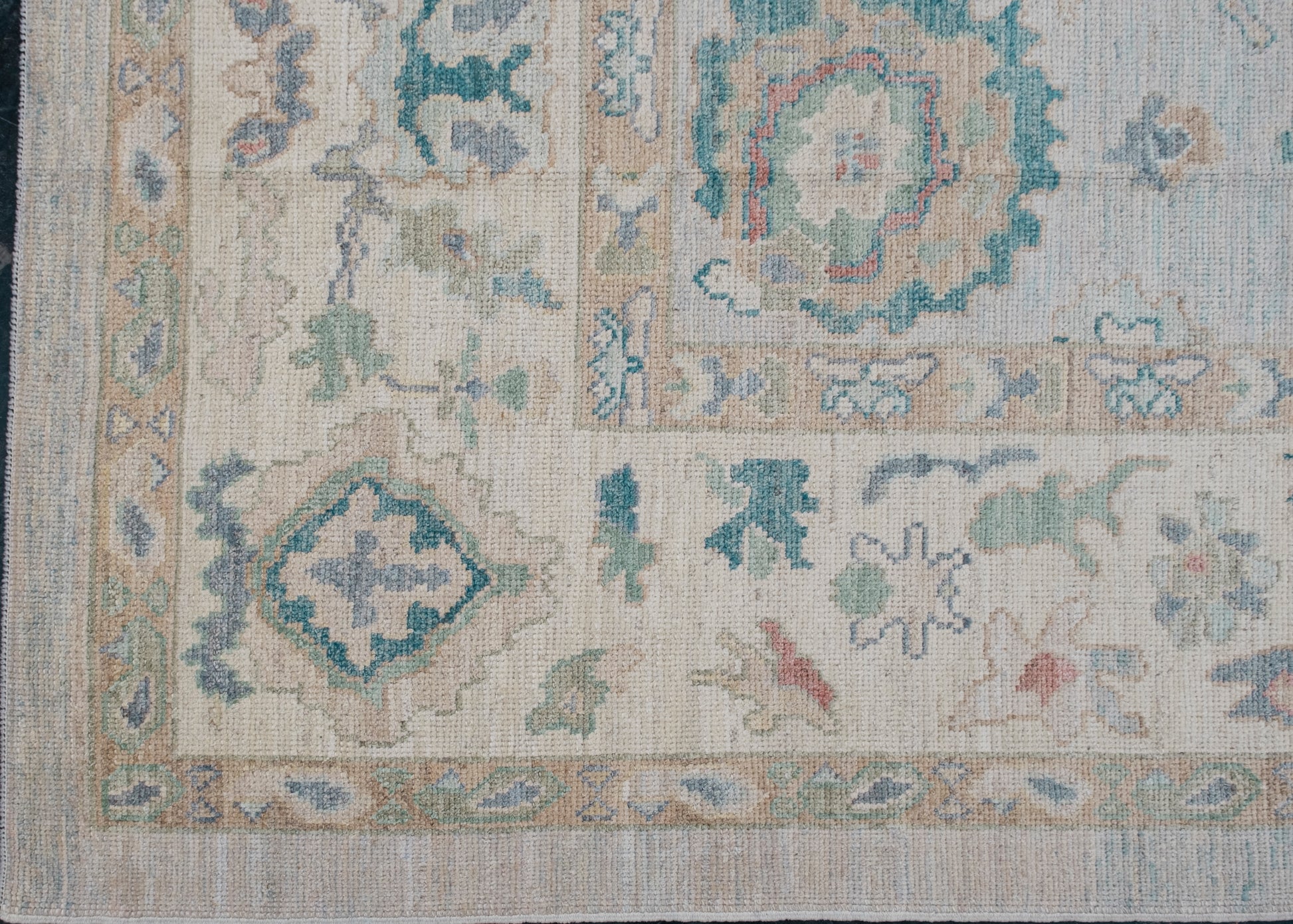 Turkish Oushak Rug 9'10" x 14'1" #15093