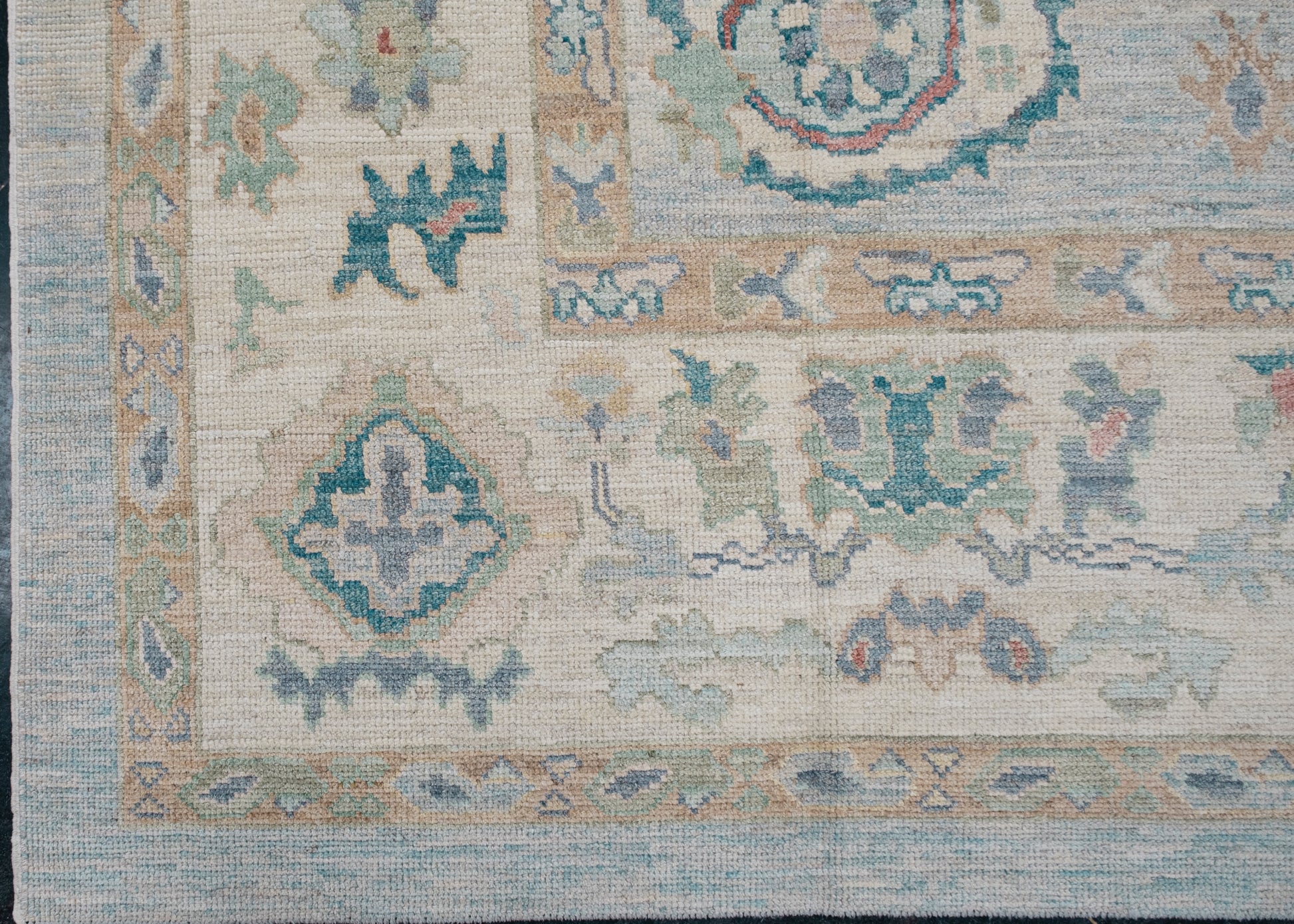 Turkish Oushak Rug 9'10" x 14'1" #15093