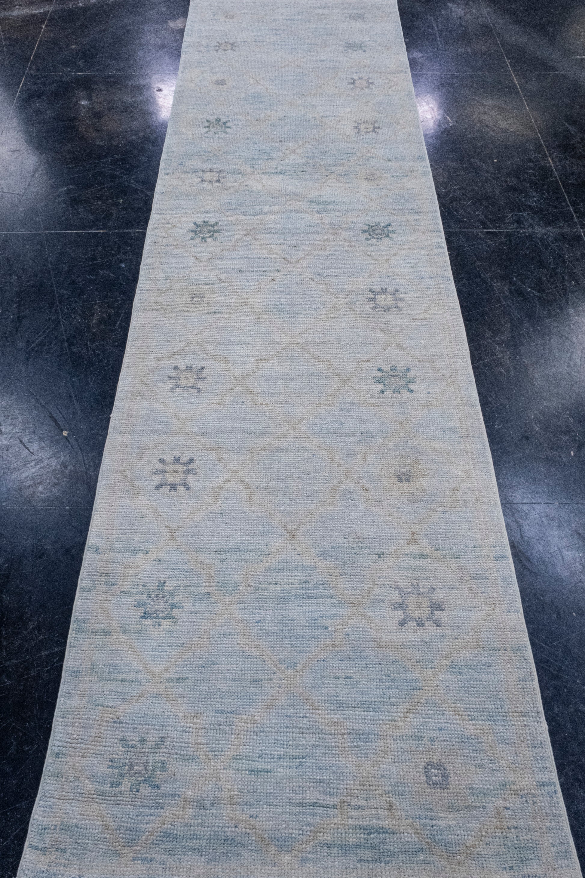 Turkish Oushak Rug 2'10" x 10'4" #16930