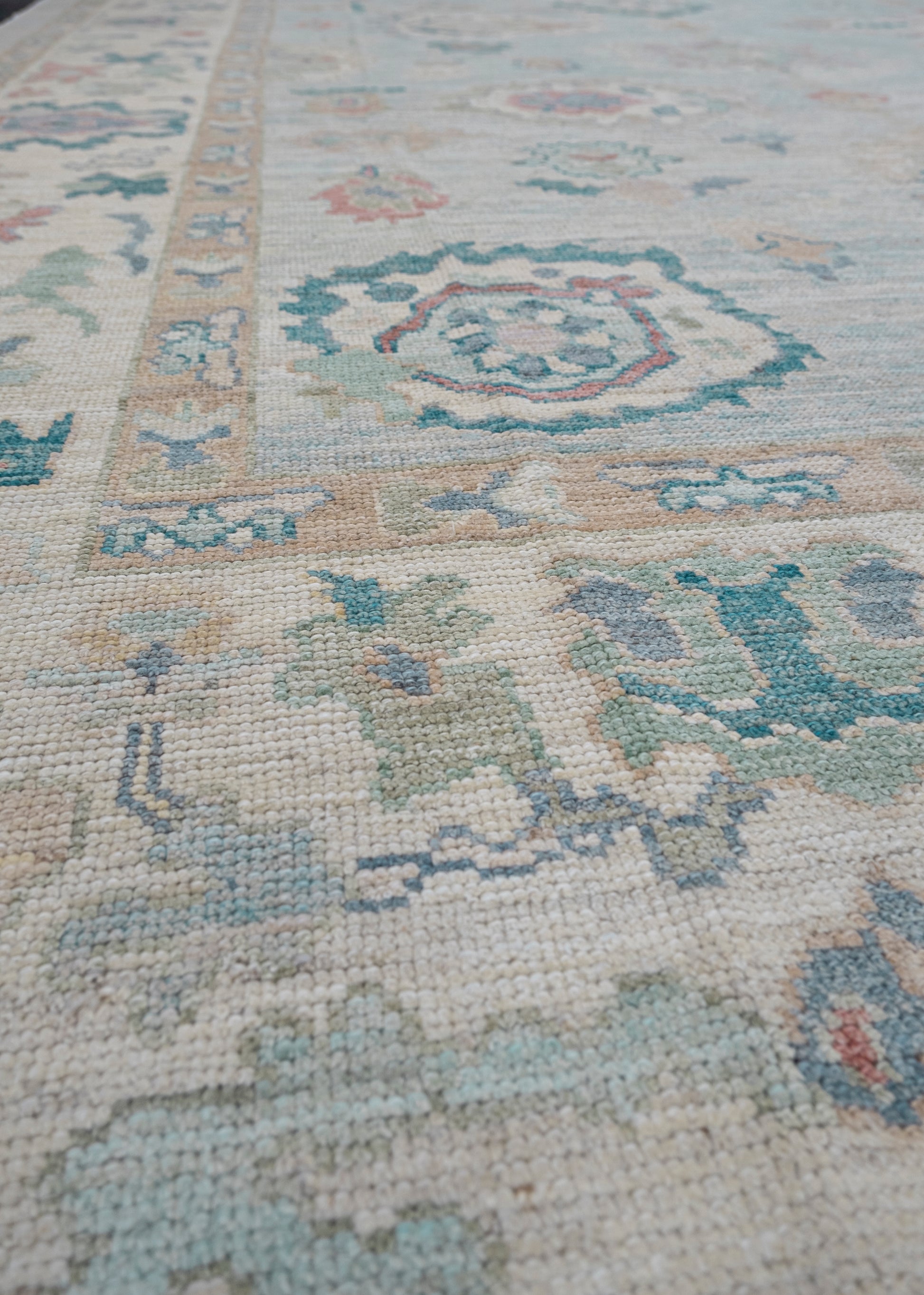 Turkish Oushak Rug 9'10" x 14'1" #15093