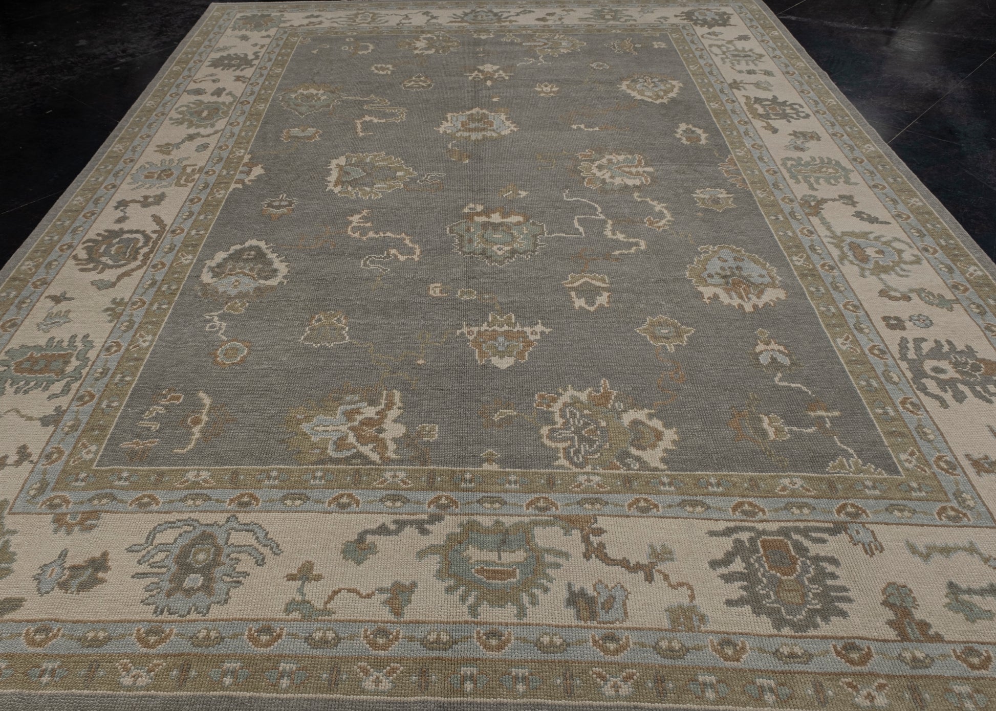 Turkish Oushak Rug 9' x 12'4" #12033