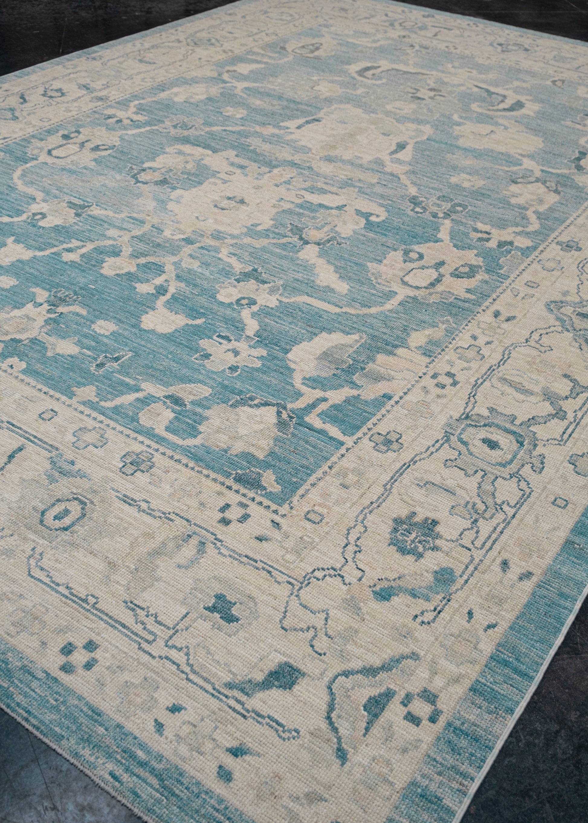 Turkish Oushak Rug 9'11" x 13'8" #15092