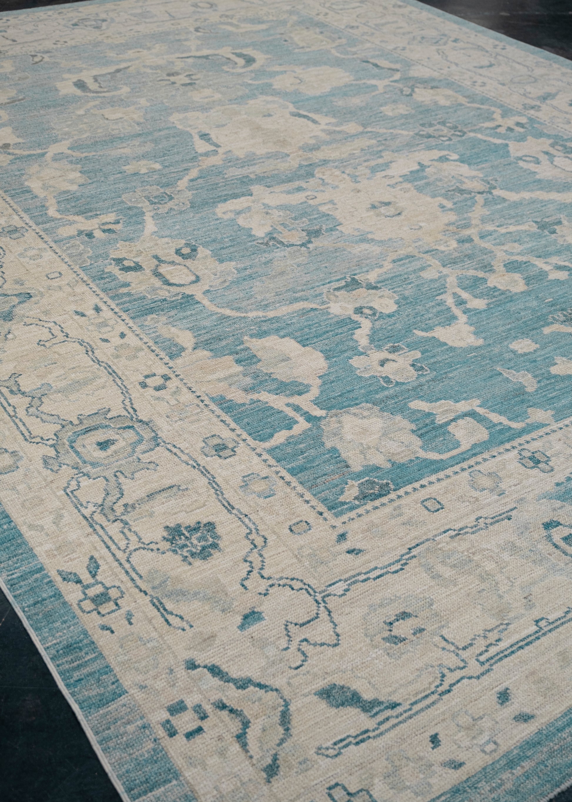 Turkish Oushak Rug 9'11" x 13'8" #15092
