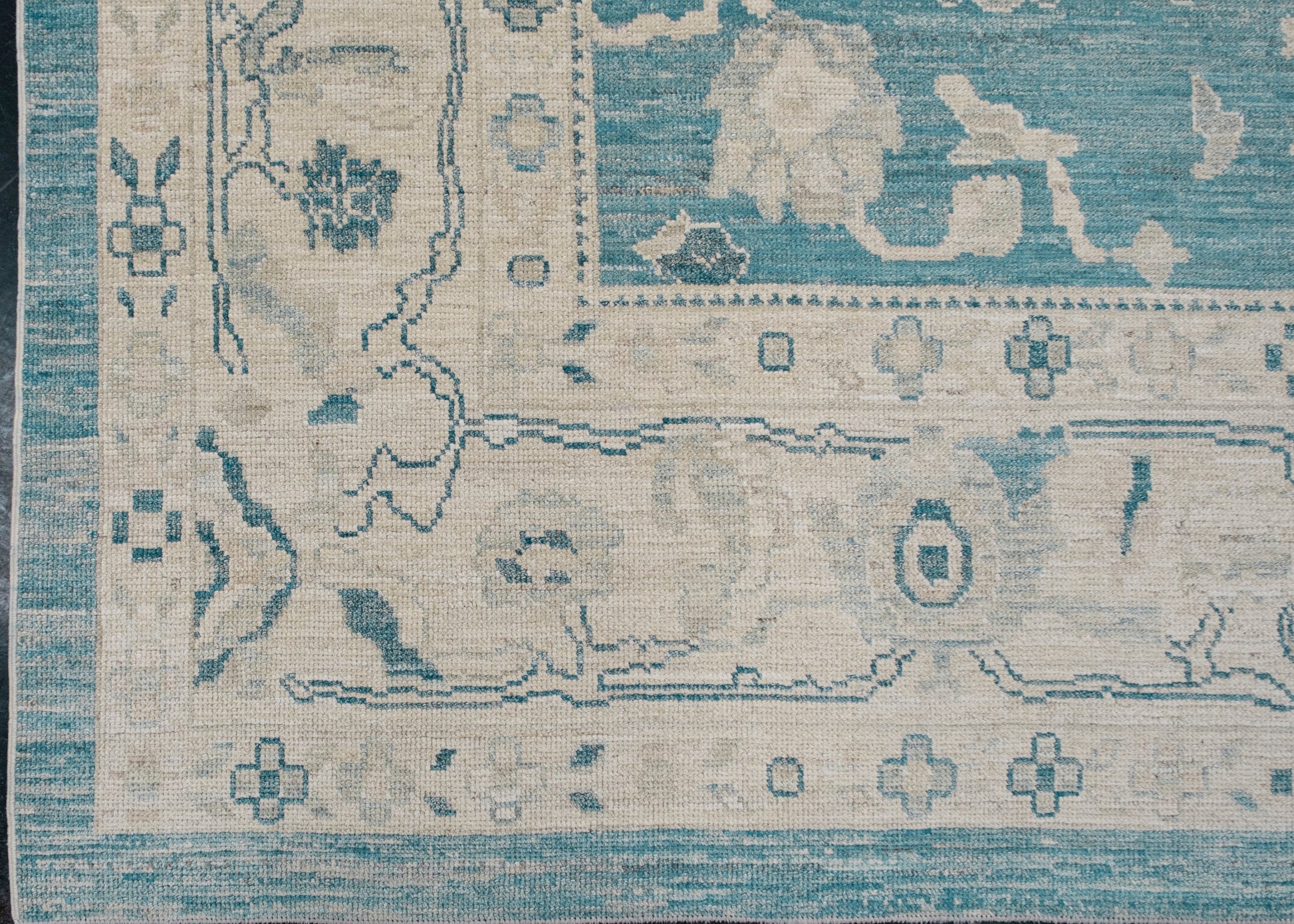 Turkish Oushak Rug 9'11" x 13'8" #15092