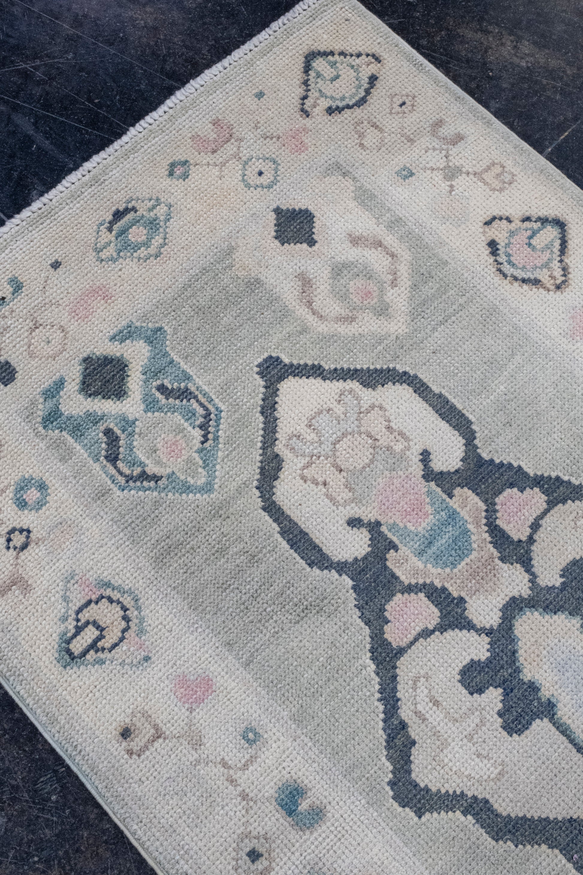 Turkish Oushak Rug 2'8" x 8'5" #16946