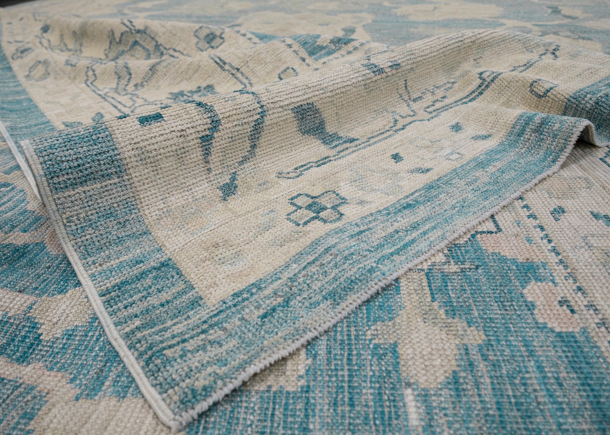 Turkish Oushak Rug 9'11" x 13'8" #15092