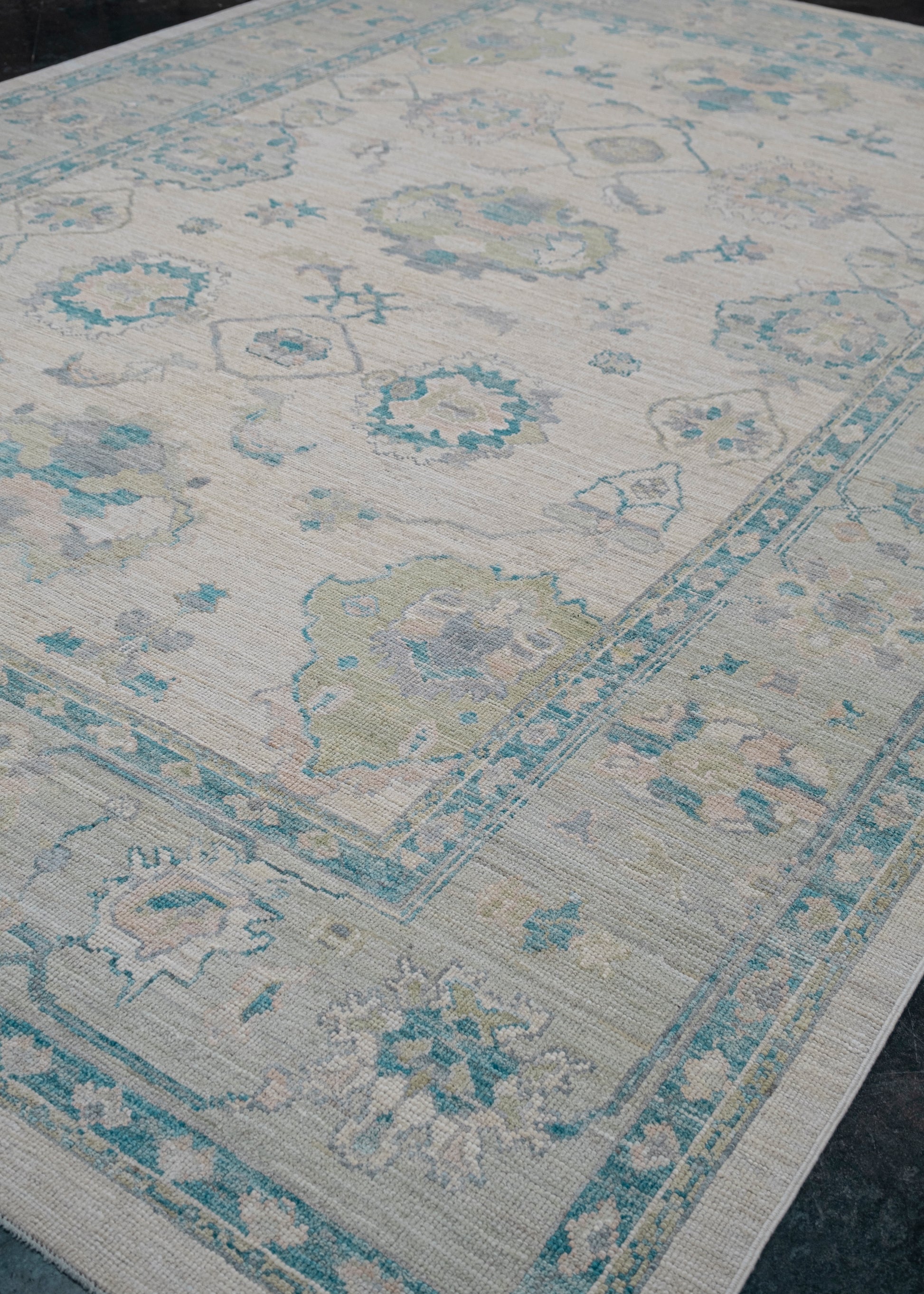 Turkish Oushak Rug 9'11" x 14' #15044