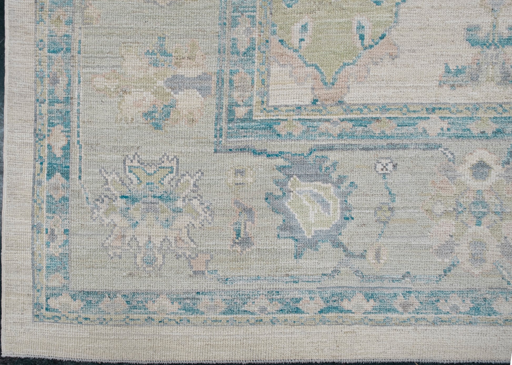 Turkish Oushak Rug 9'11" x 14' #15044