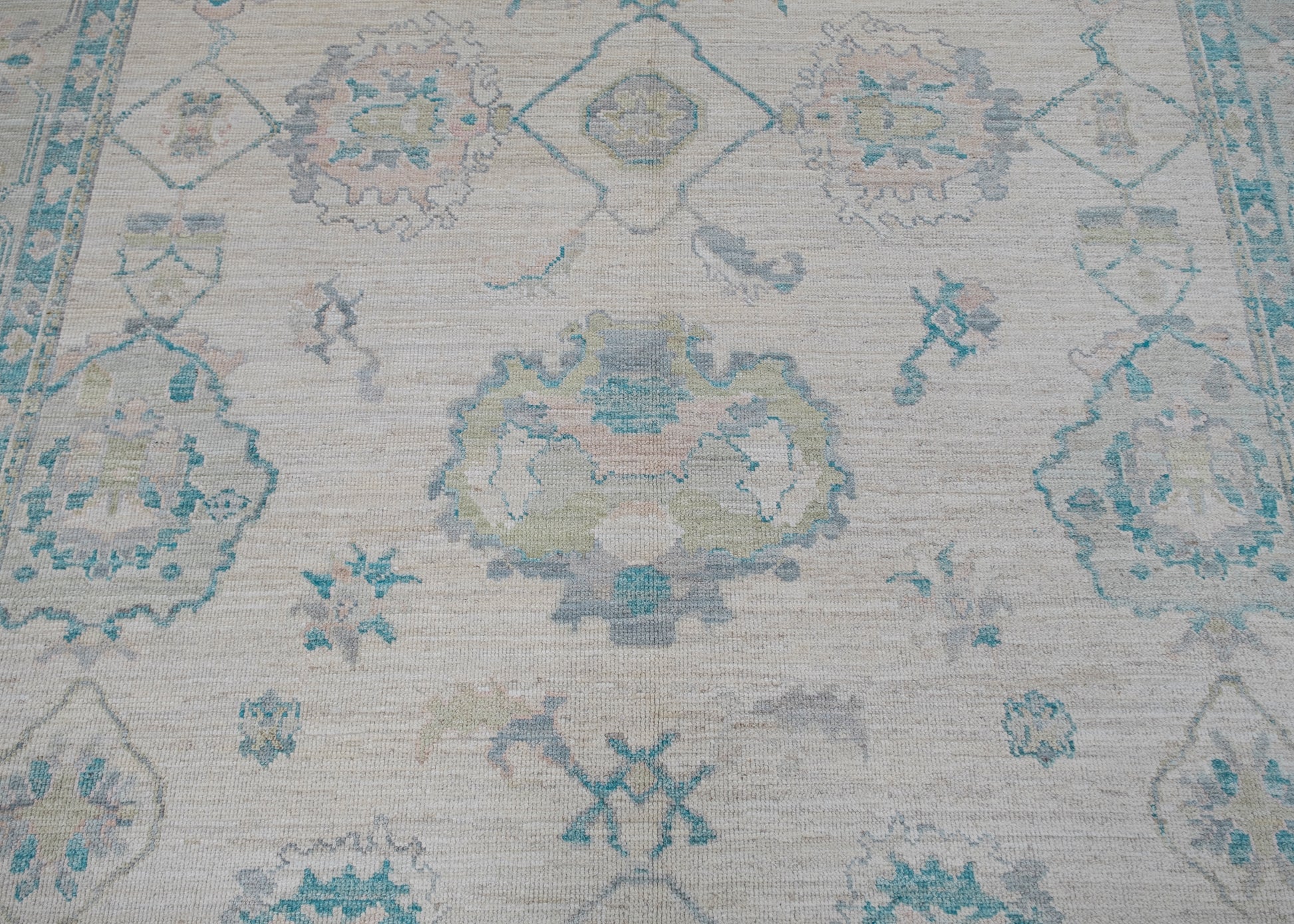 Turkish Oushak Rug 9'11" x 14' #15044