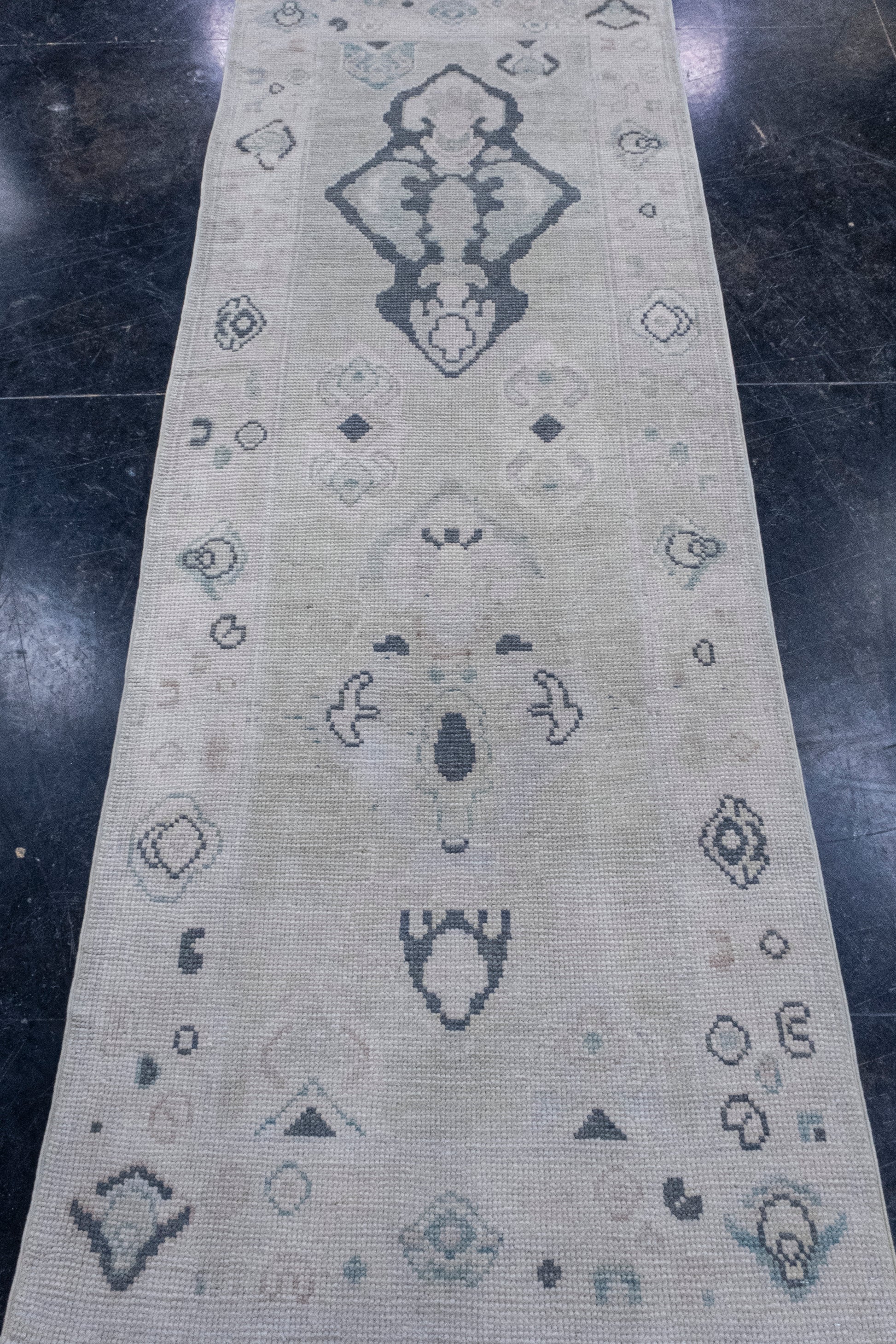 Turkish Oushak Rug 2'10" x 7'8" #16944