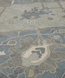 Turkish Oushak Rug 9'1" x 12'7" #12117