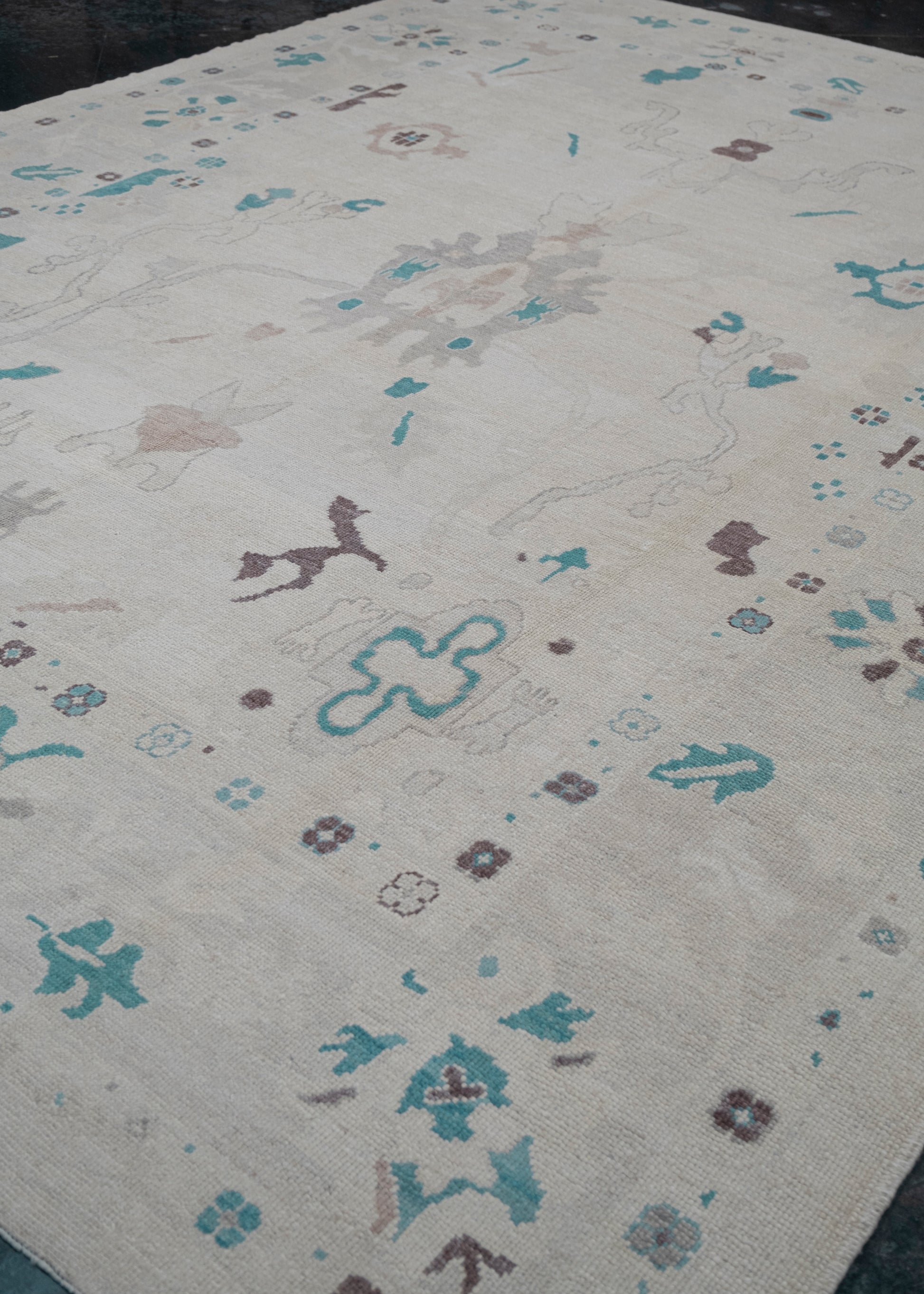 Turkish Oushak Rug 10'5" x 14'2" #6052