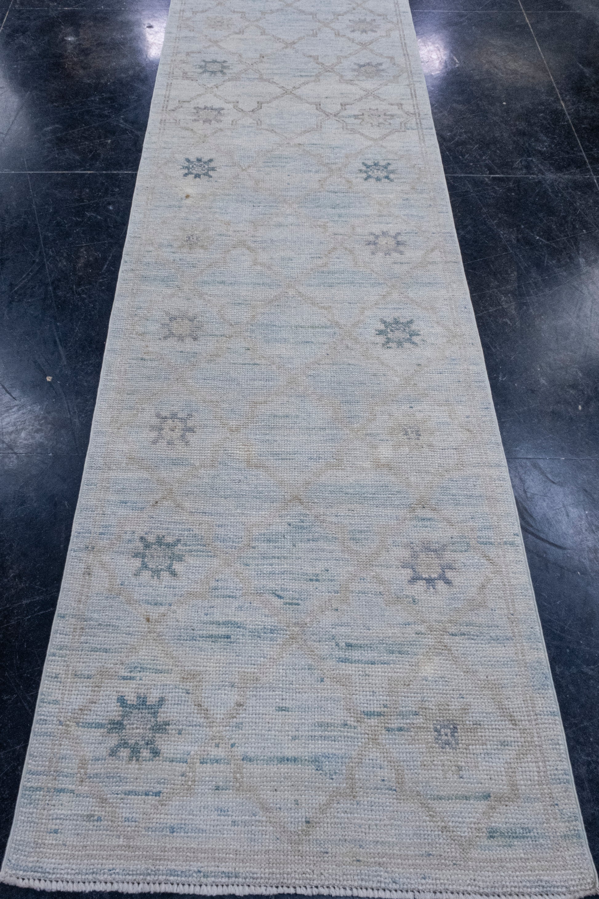 Turkish Oushak Rug 2'10" x 10'7" #16929