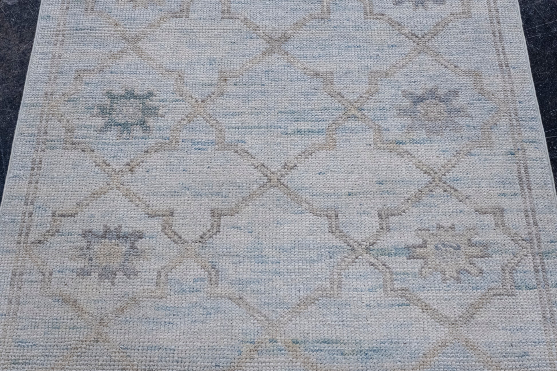 Turkish Oushak Rug 2'10" x 10'7" #16929