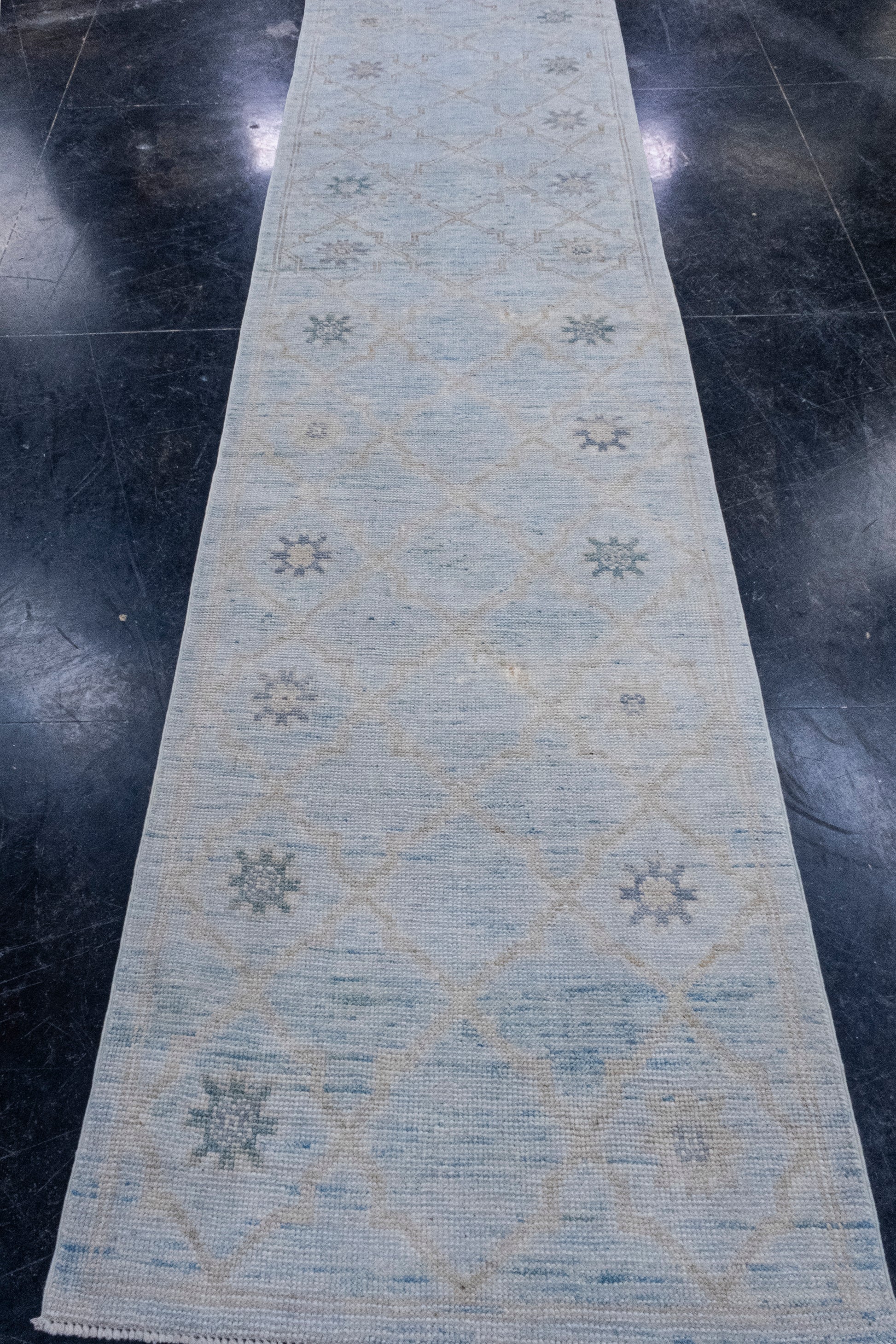 Turkish Oushak Rug 2'11" x 10'7" #16921