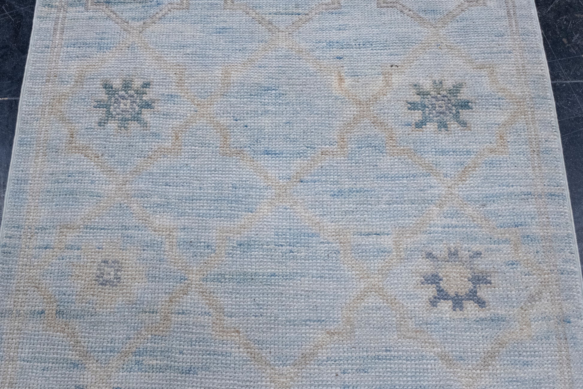 Turkish Oushak Rug 2'11" x 10'7" #16921