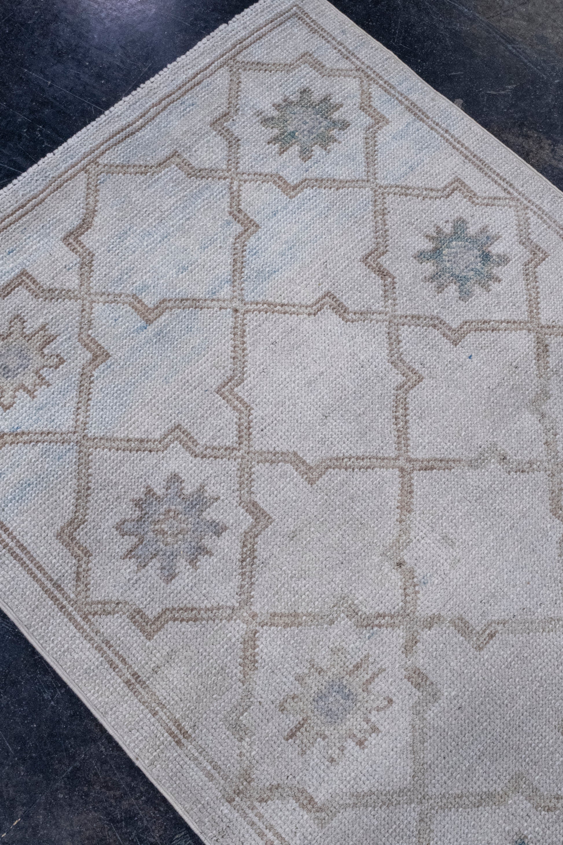 Turkish Oushak Rug 2'11" x 10' #16922