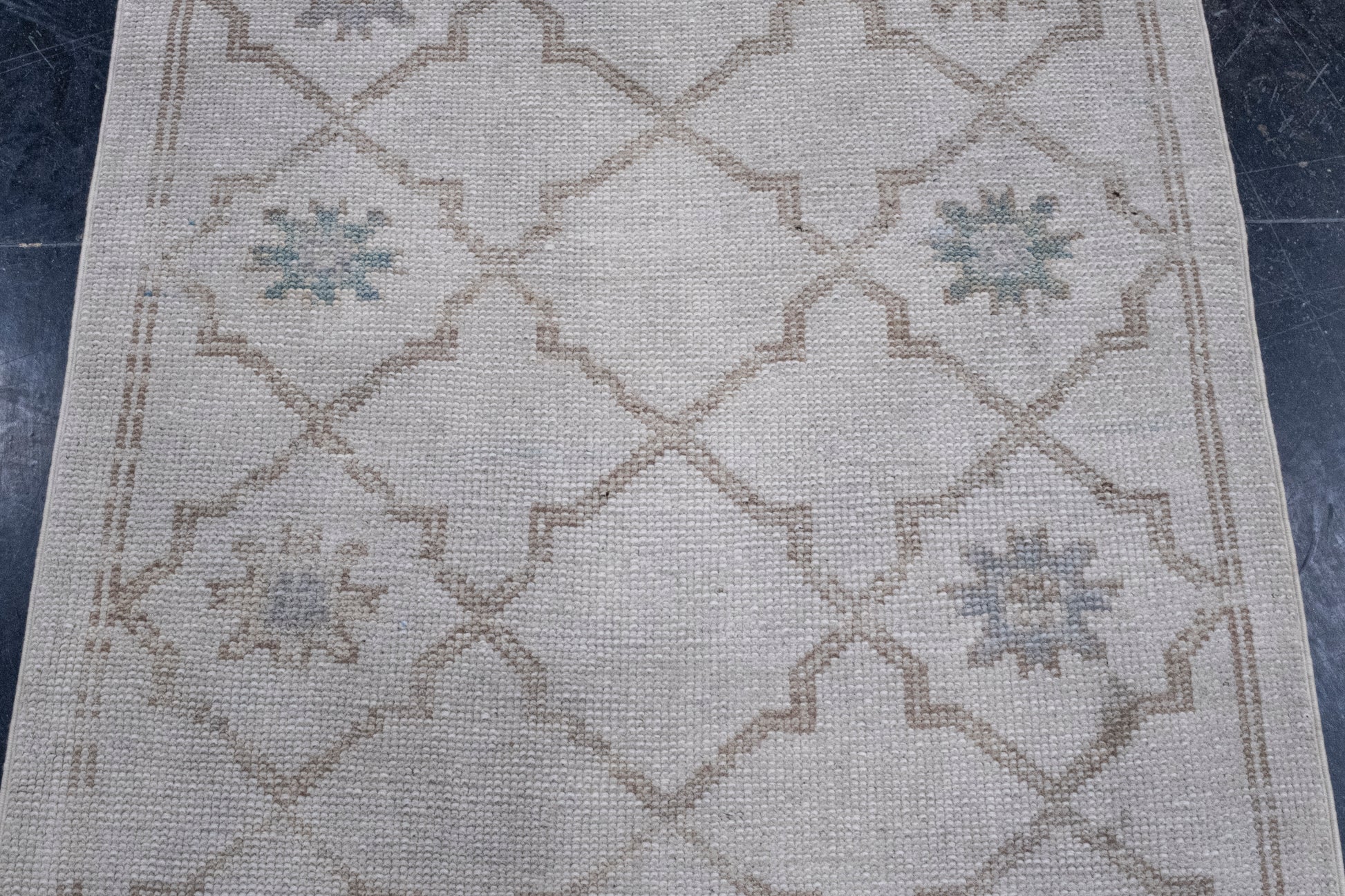 Turkish Oushak Rug 2'11" x 10' #16922