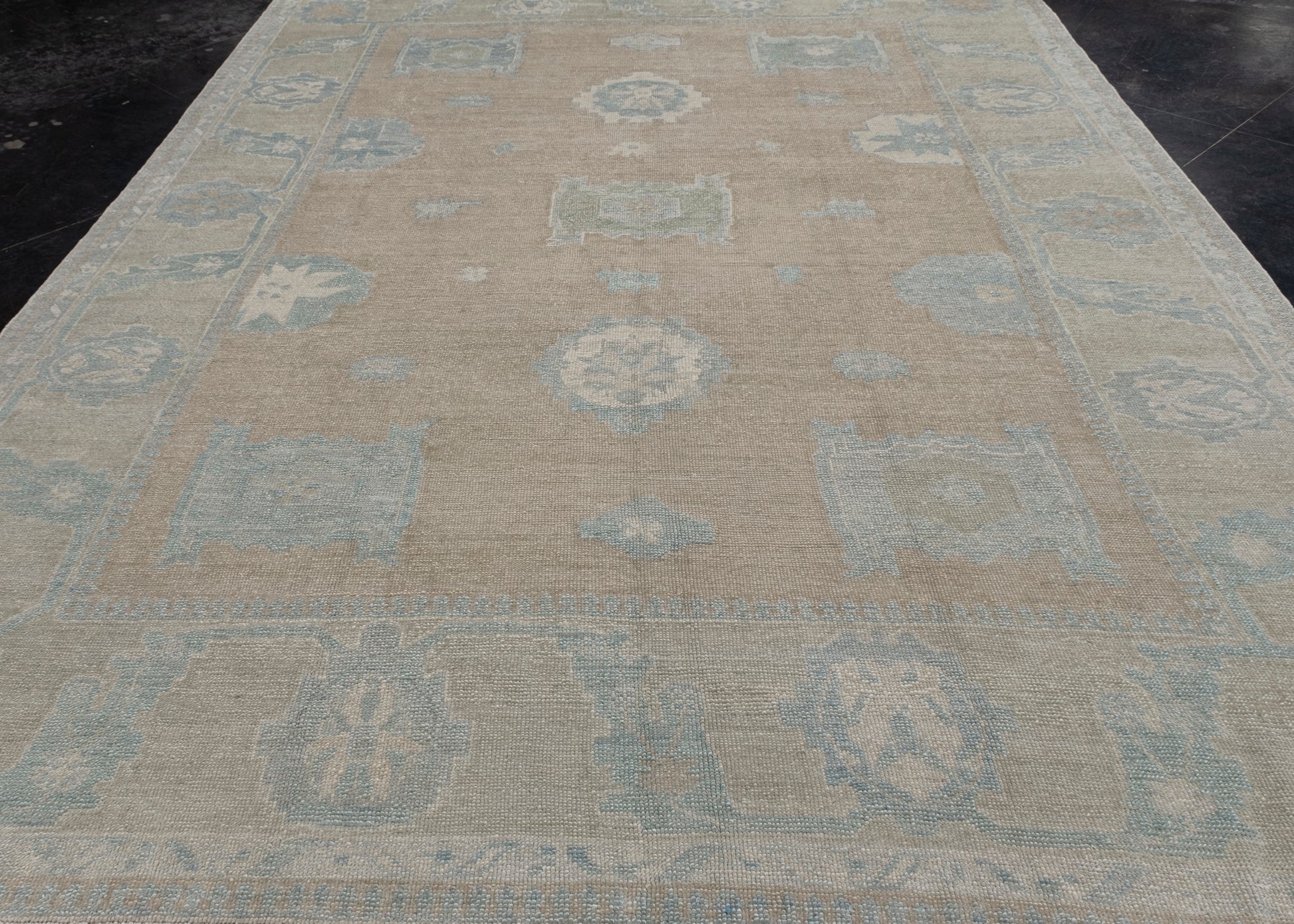 Turkish Oushak Rug 8'11" x 12'3" #11928