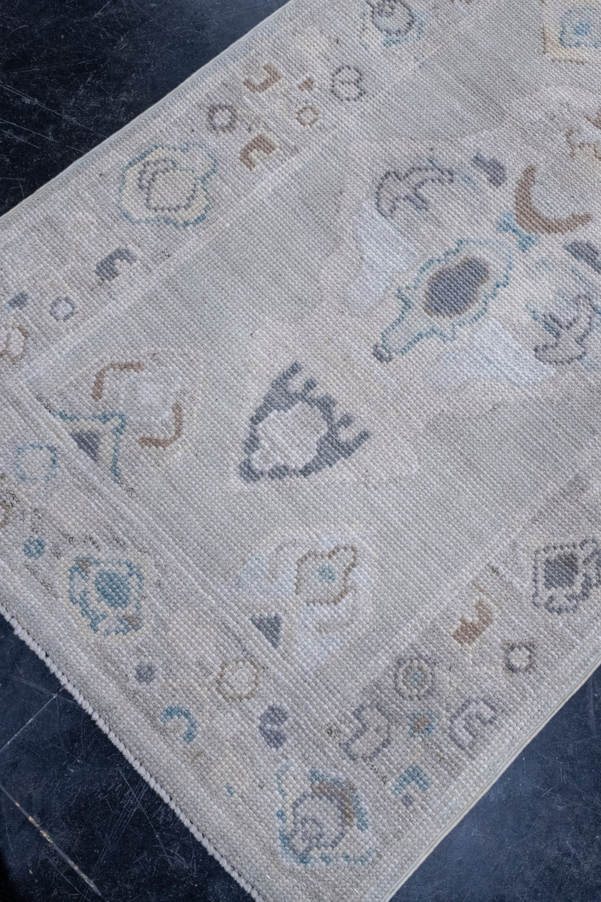 Turkish Oushak Rug 2'10" x 10'8" #16923