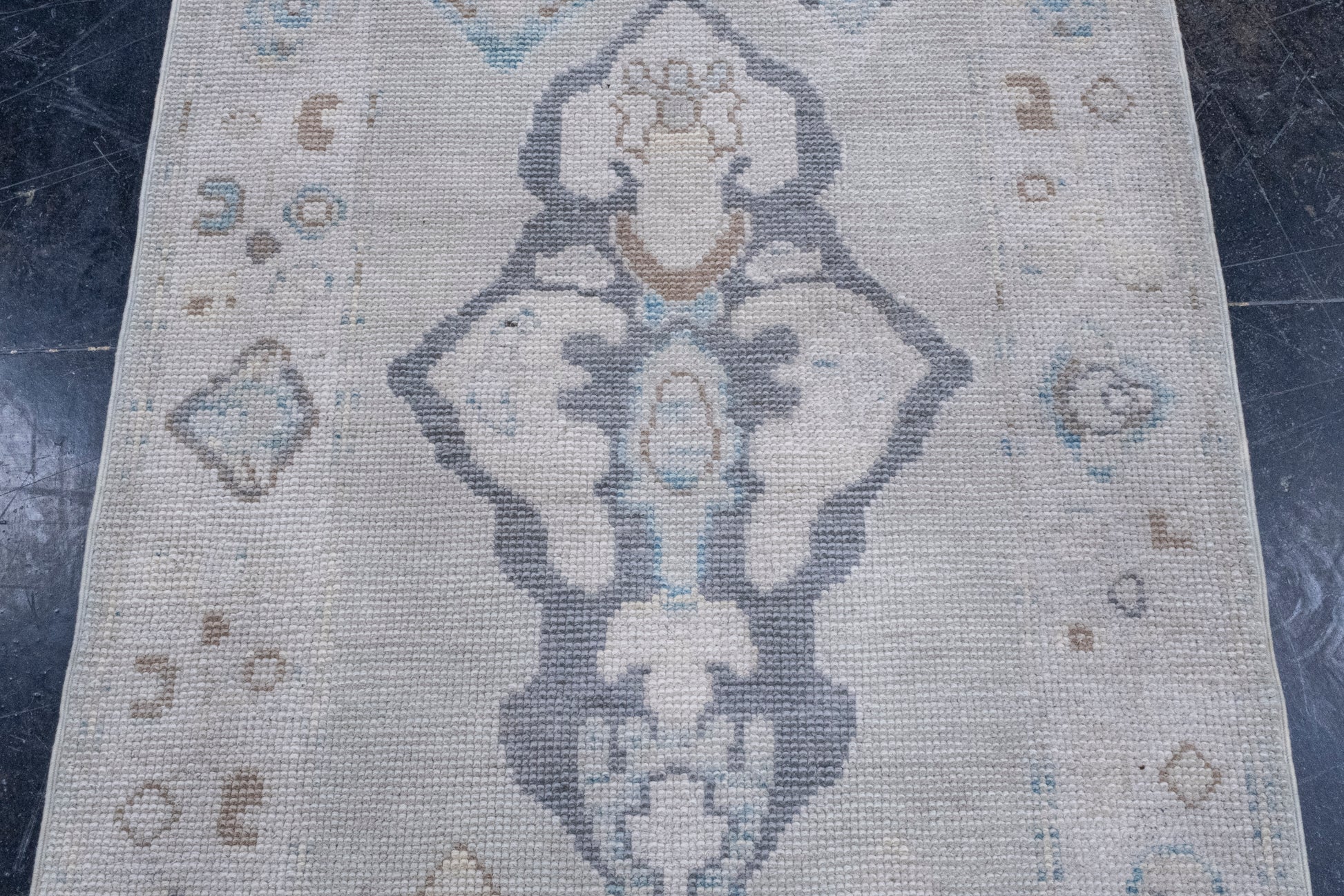 Turkish Oushak Rug 2'10" x 10'8" #16923