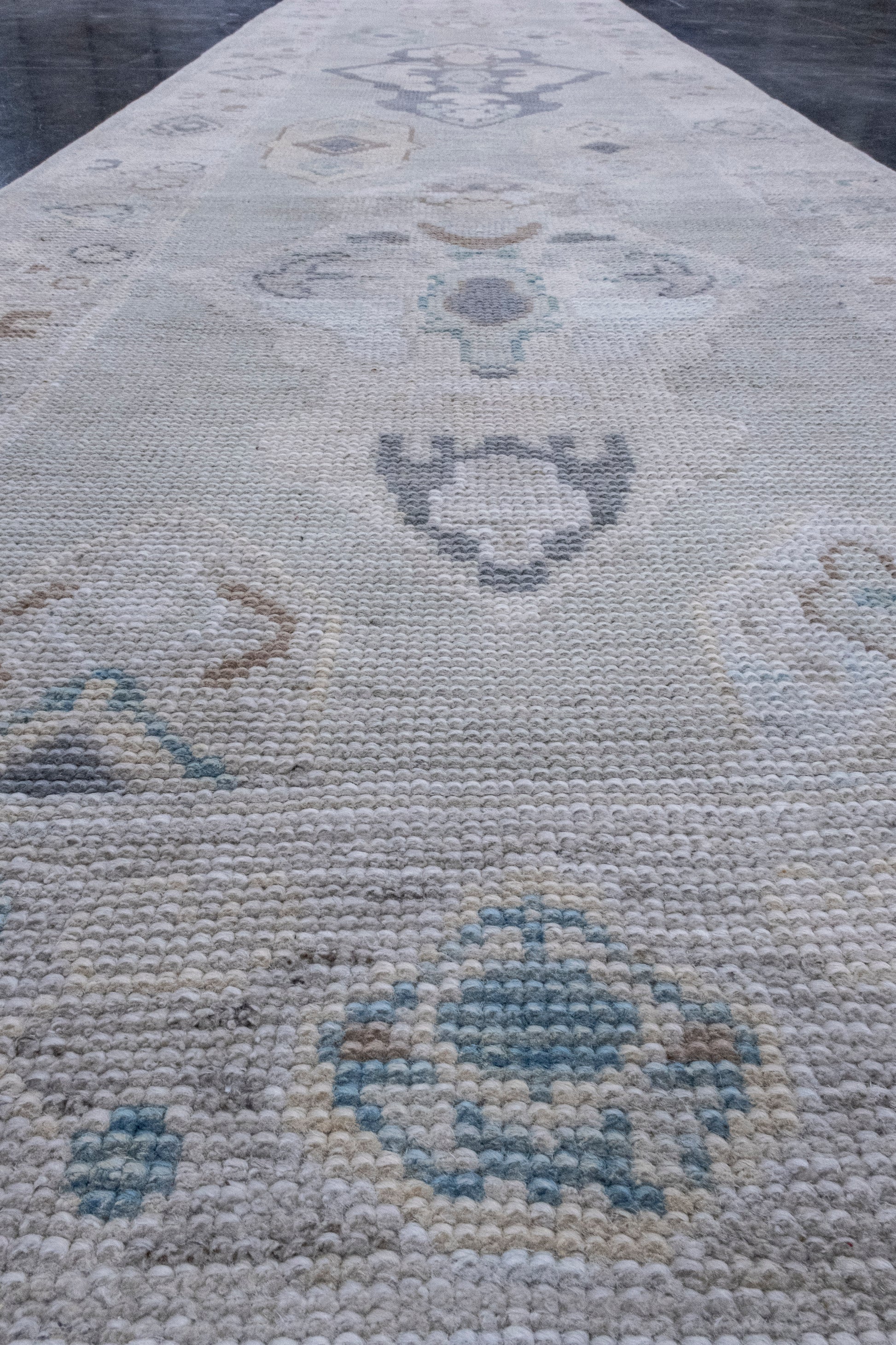 Turkish Oushak Rug 2'10" x 10'8" #16923