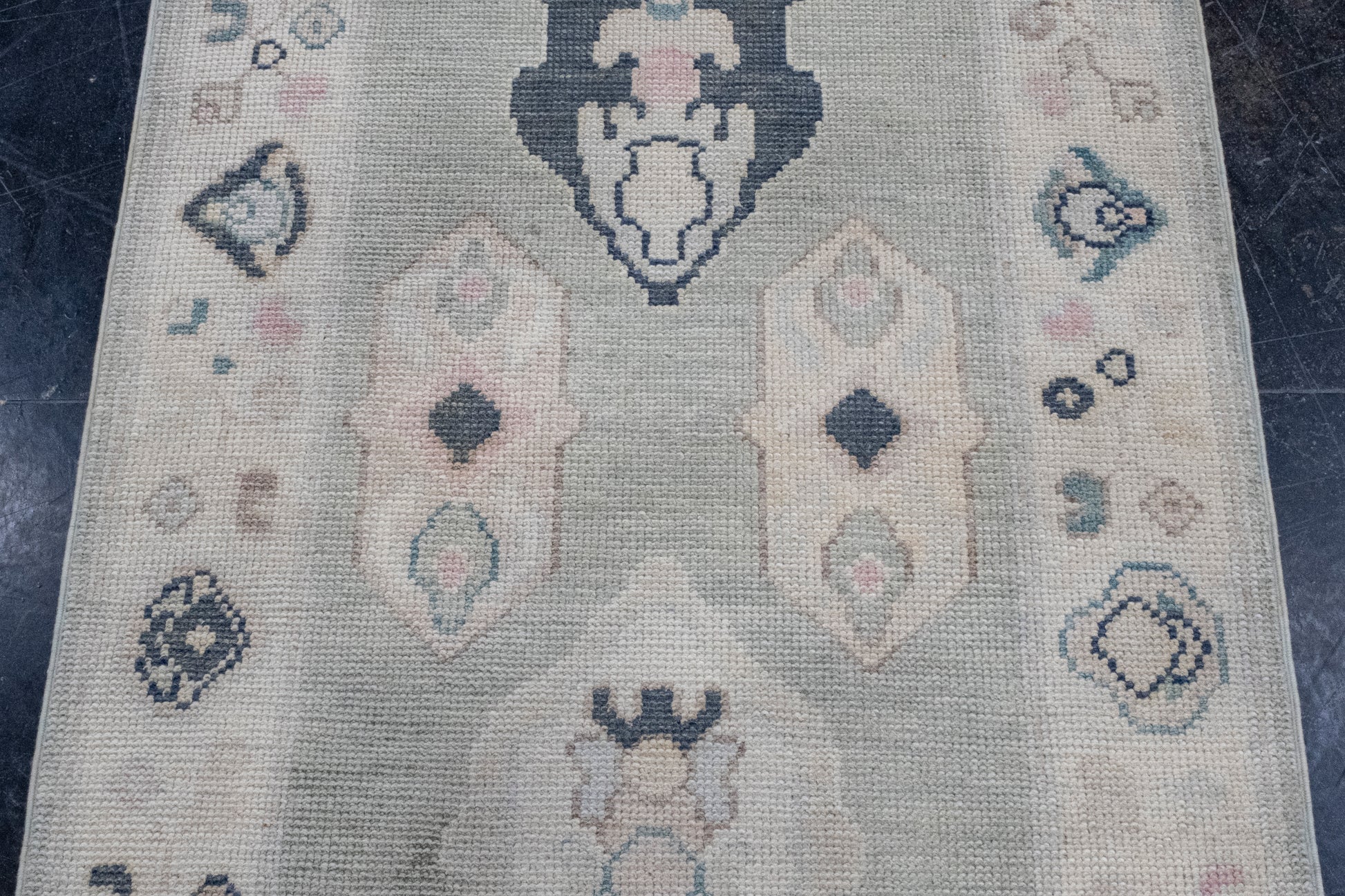 Turkish Oushak Rug 2'9" x 8'6" #16924