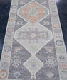Turkish Oushak Runner Rug 2'11" x 6'7" #16017