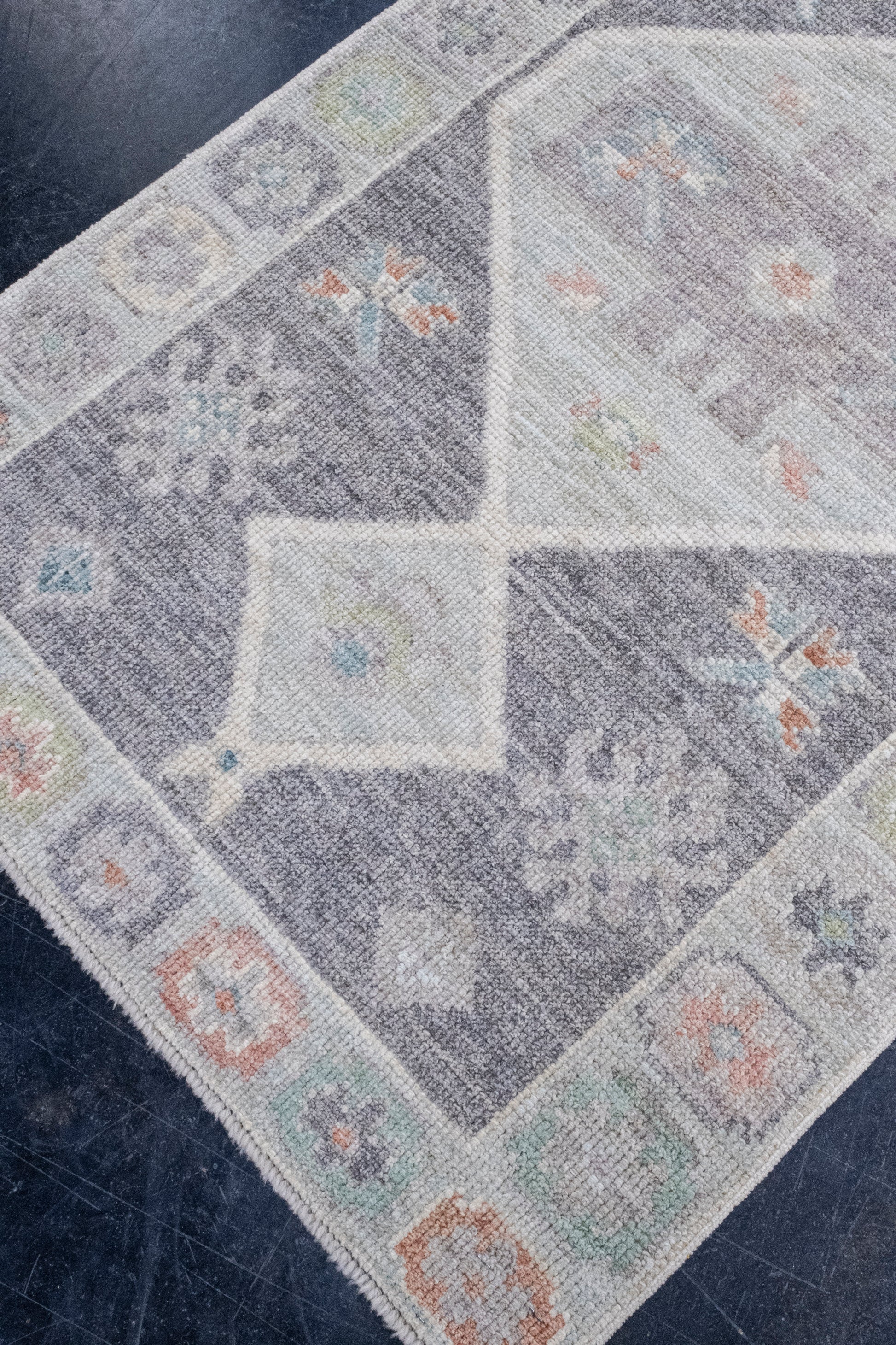 Turkish Oushak Runner Rug 2'11" x 6'7" #16017