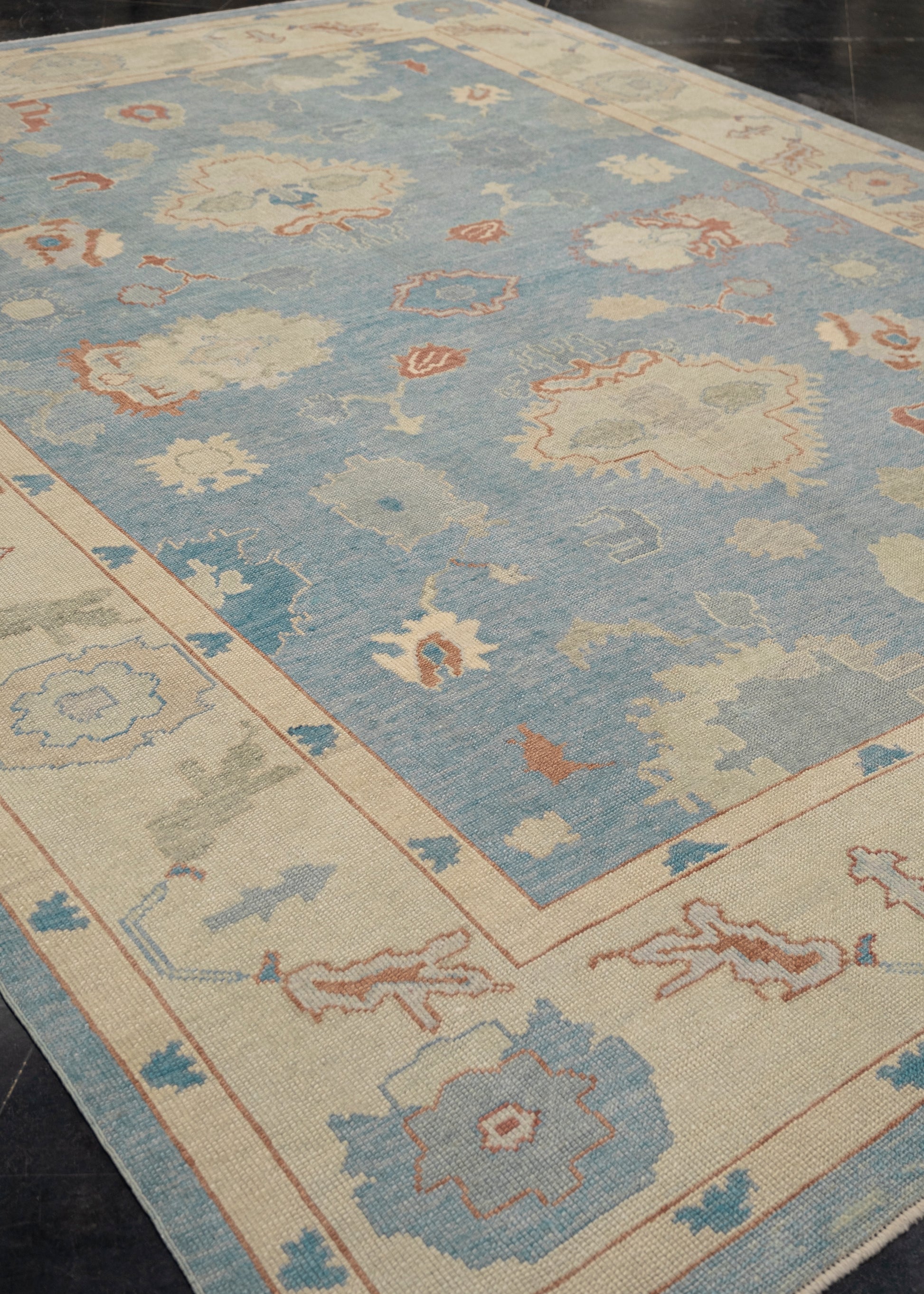 Turkish Oushak Rug 9'10" x 12'11" #3170