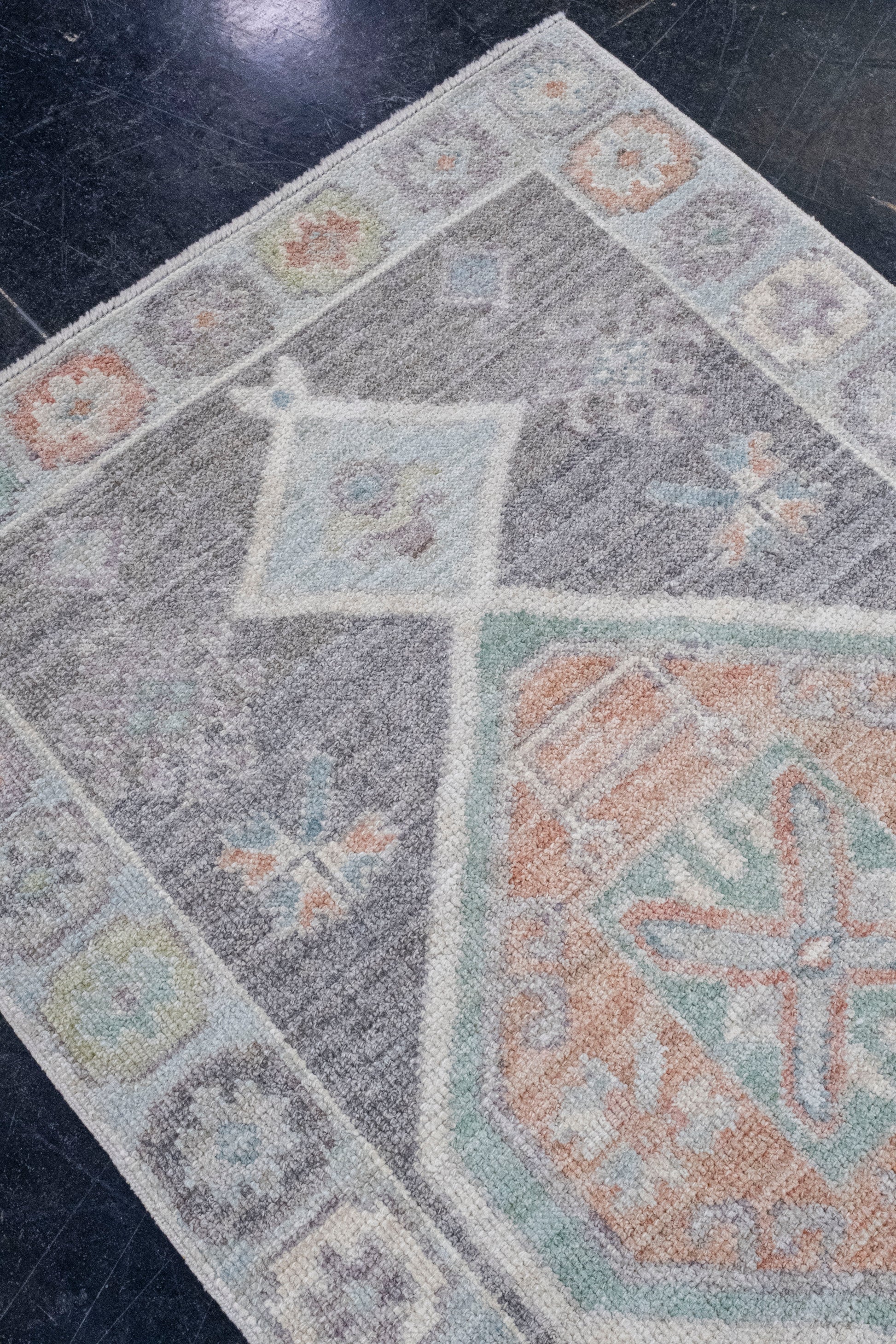 Turkish Oushak Runner Rug 2'11" x 6'7" #16017