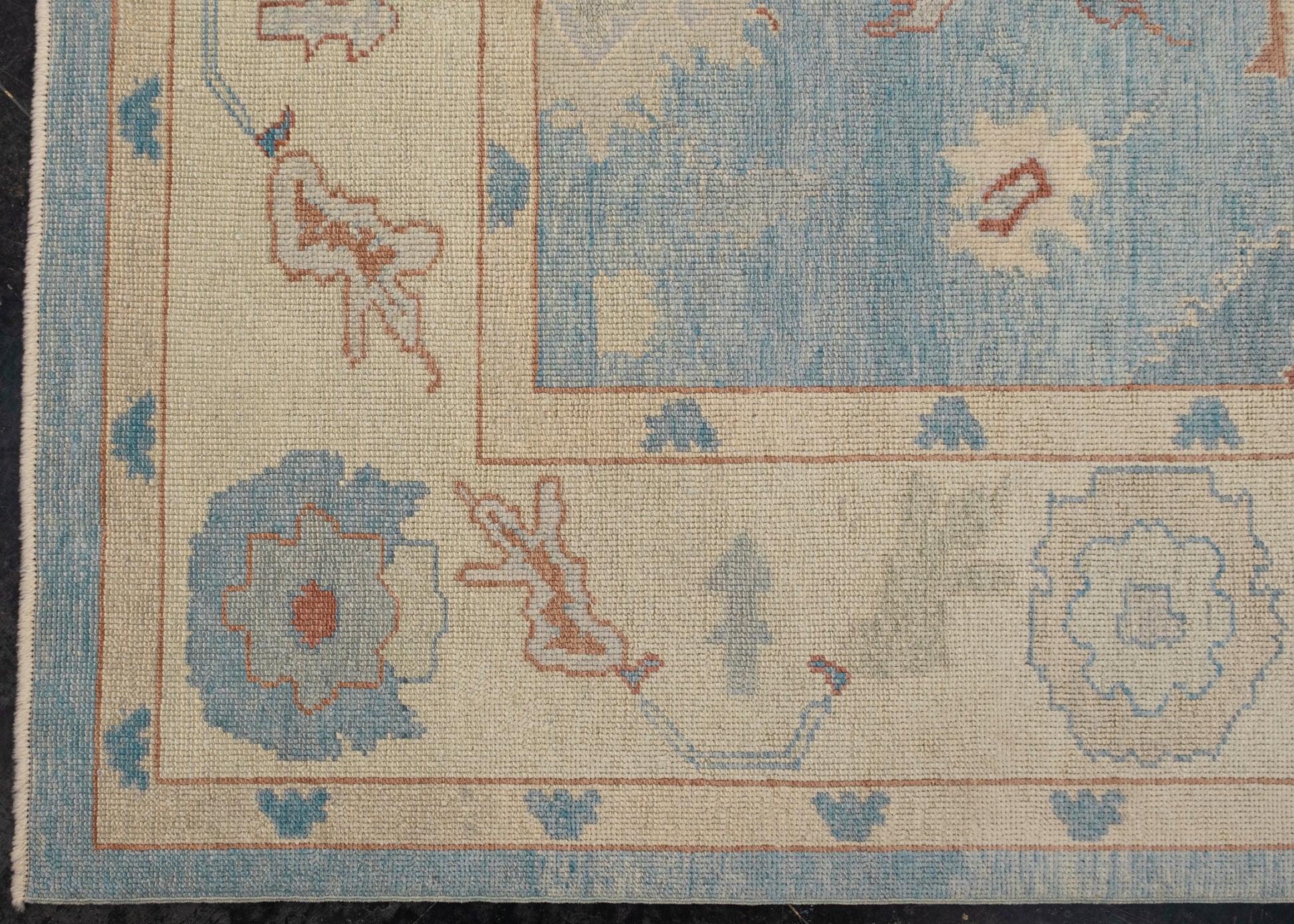 Turkish Oushak Rug 9'10" x 12'11" #3170