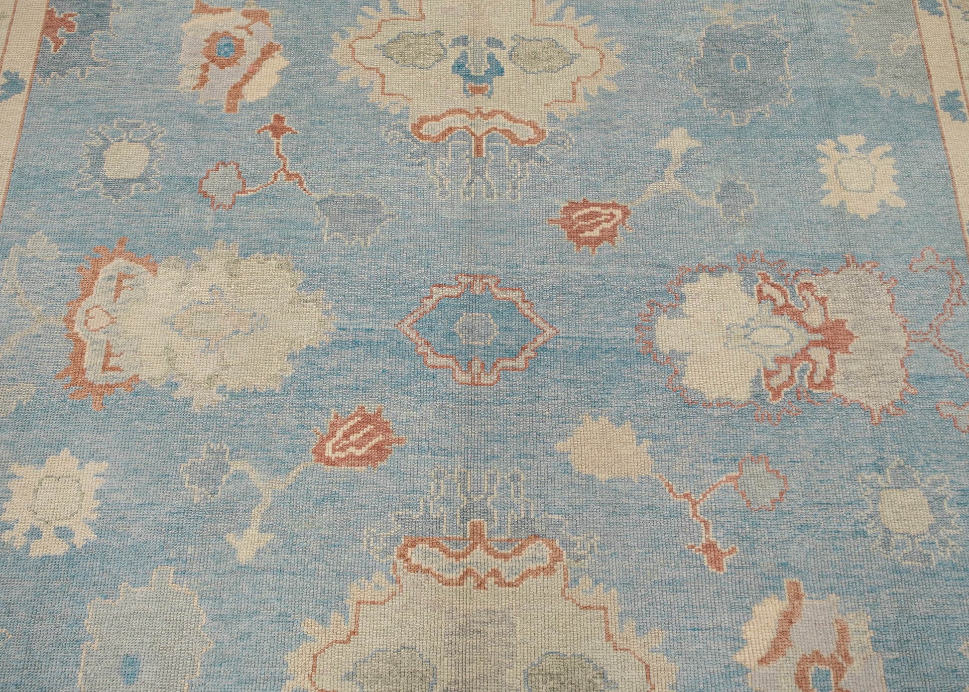 Turkish Oushak Rug 9'10" x 12'11" #3170