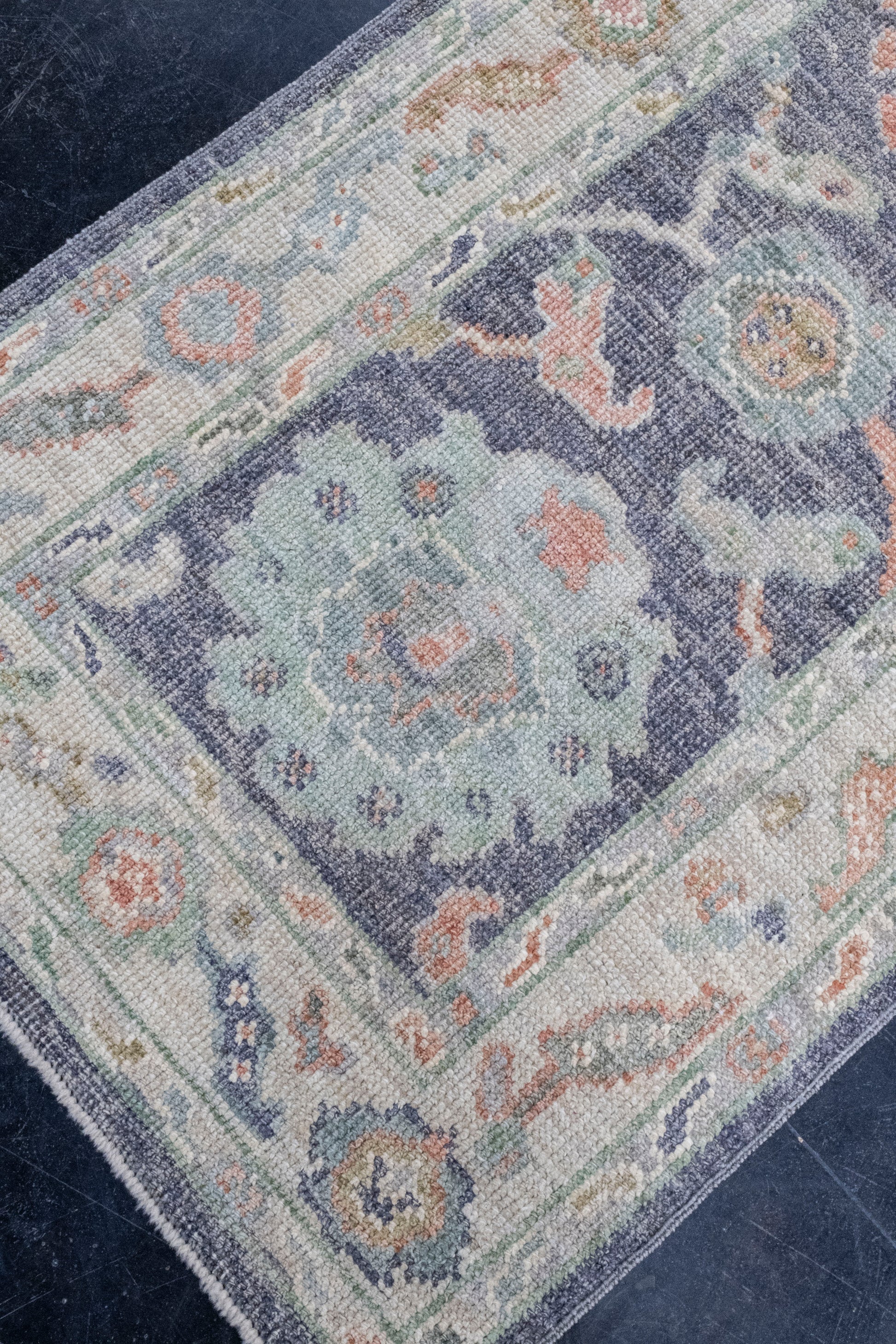 Turkish Oushak Rug 2'5" x 7'9" #16509