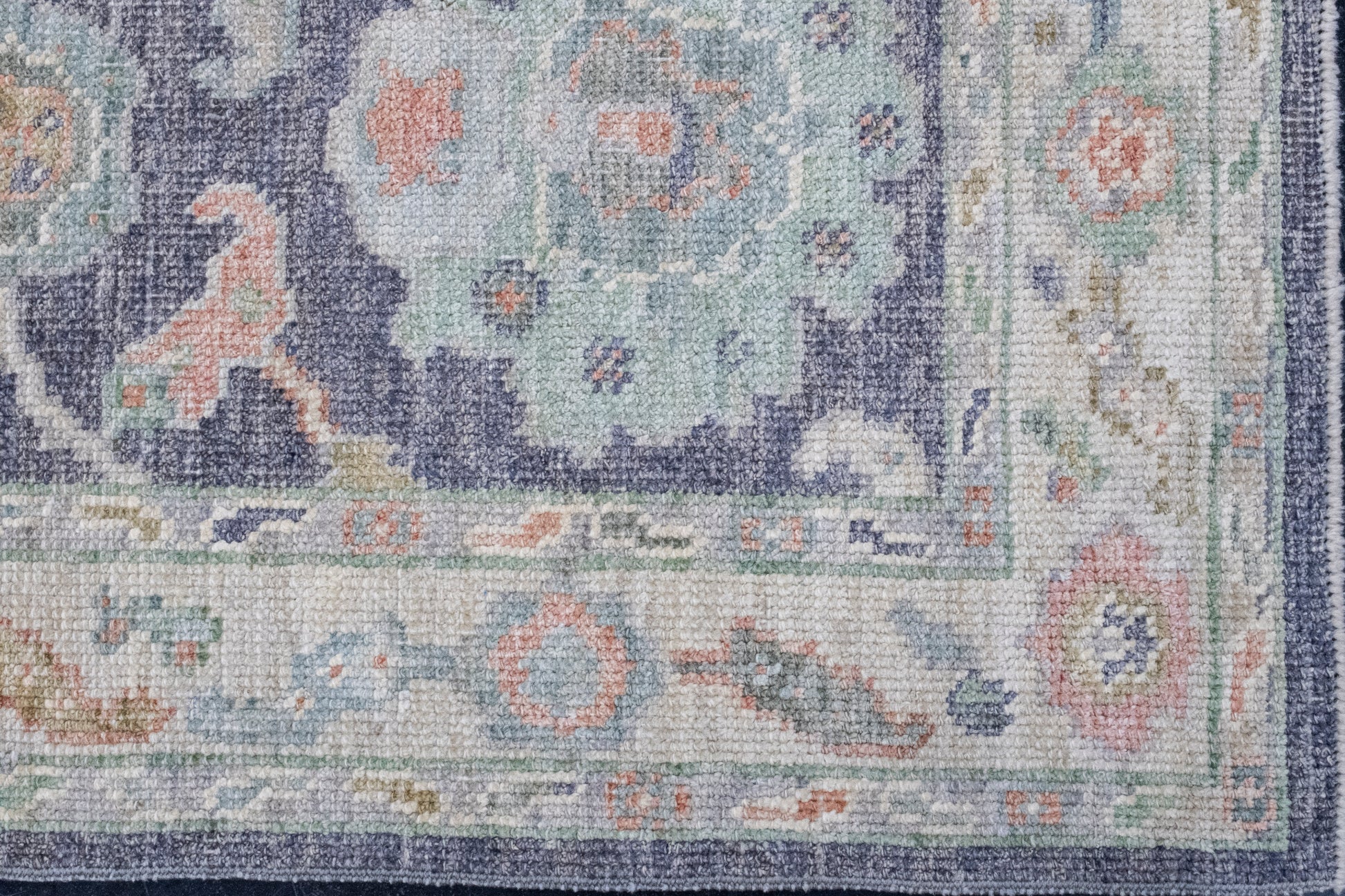 Turkish Oushak Rug 2'5" x 7'9" #16509