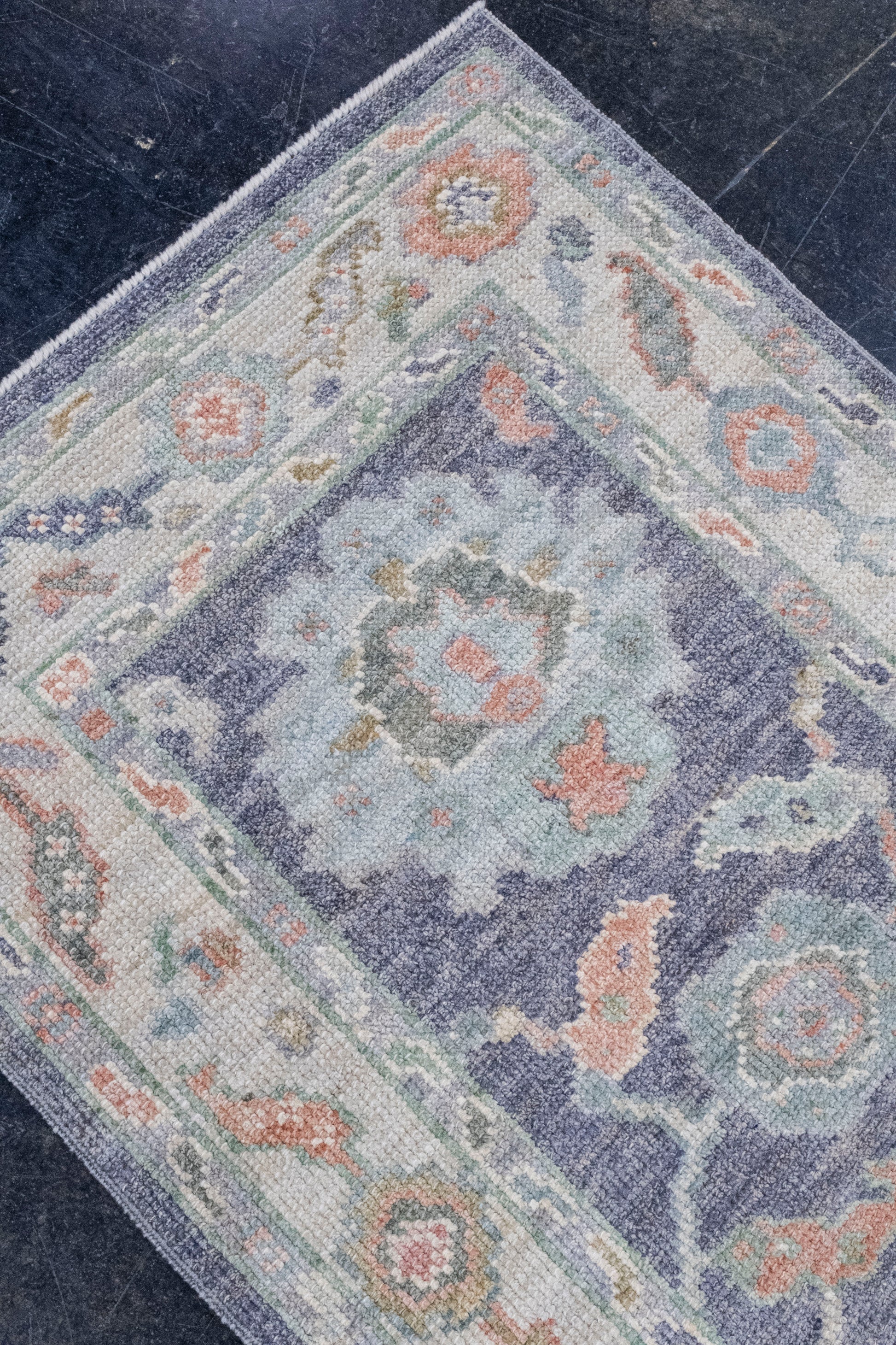 Turkish Oushak Rug 2'5" x 7'9" #16509