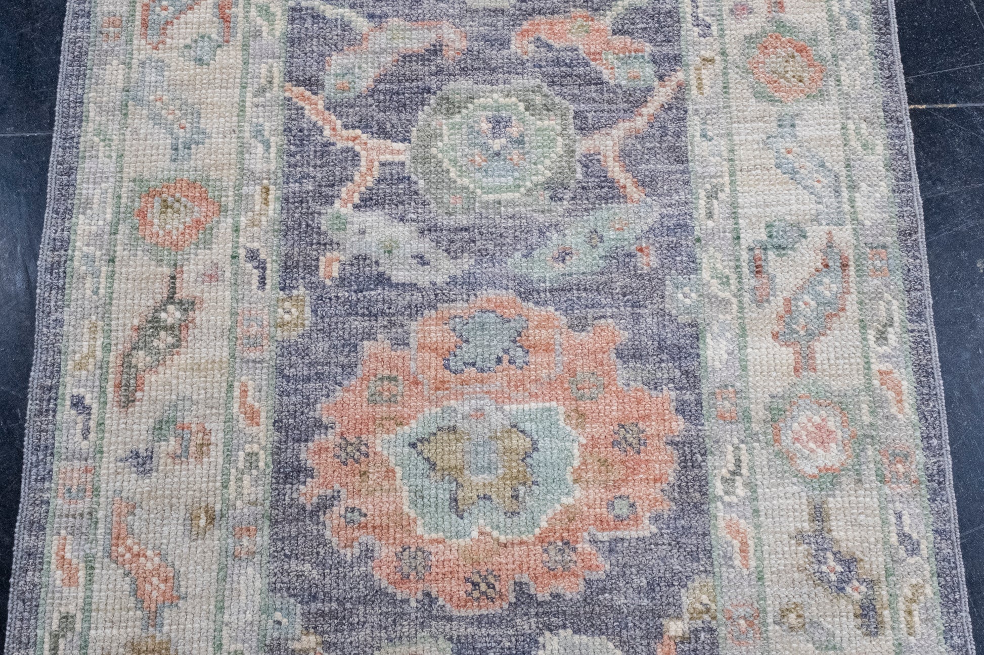 Turkish Oushak Rug 2'5" x 7'9" #16509