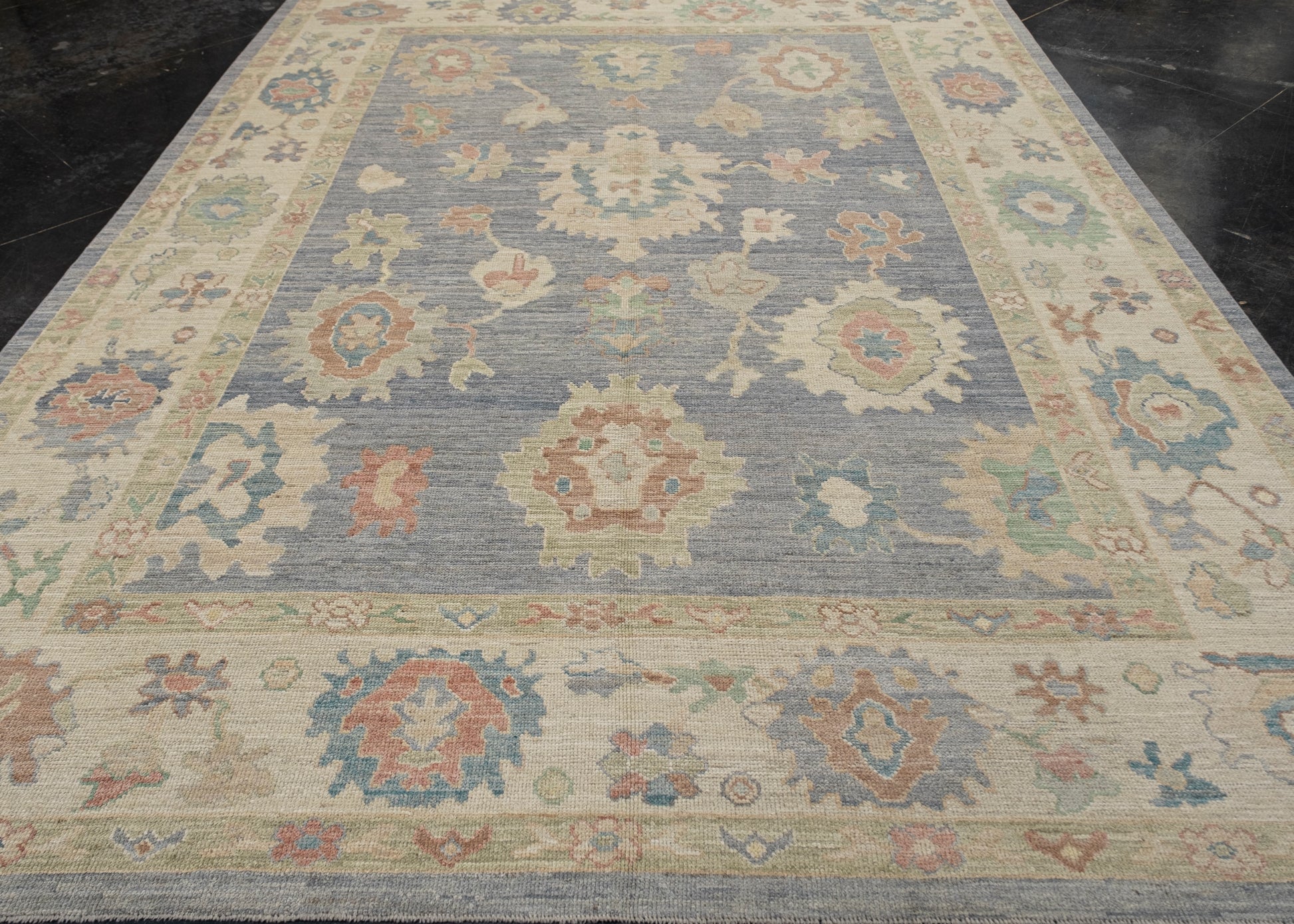 Turkish Oushak Rug 8'10" x 12' #15004
