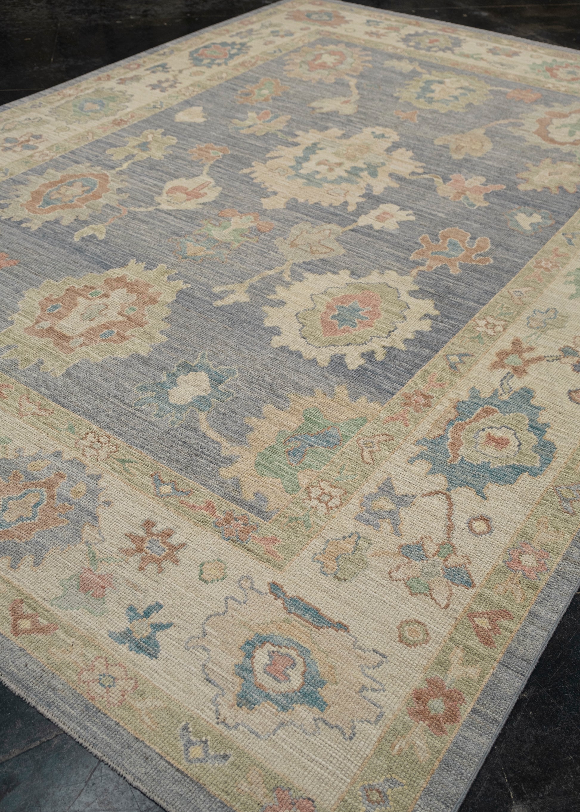 Turkish Oushak Rug 8'10" x 12' #15004