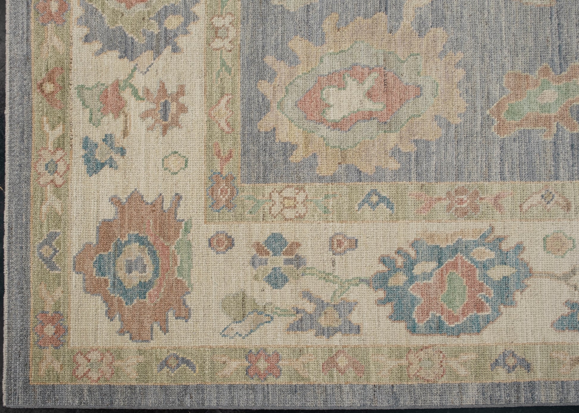 Turkish Oushak Rug 8'10" x 12' #15004
