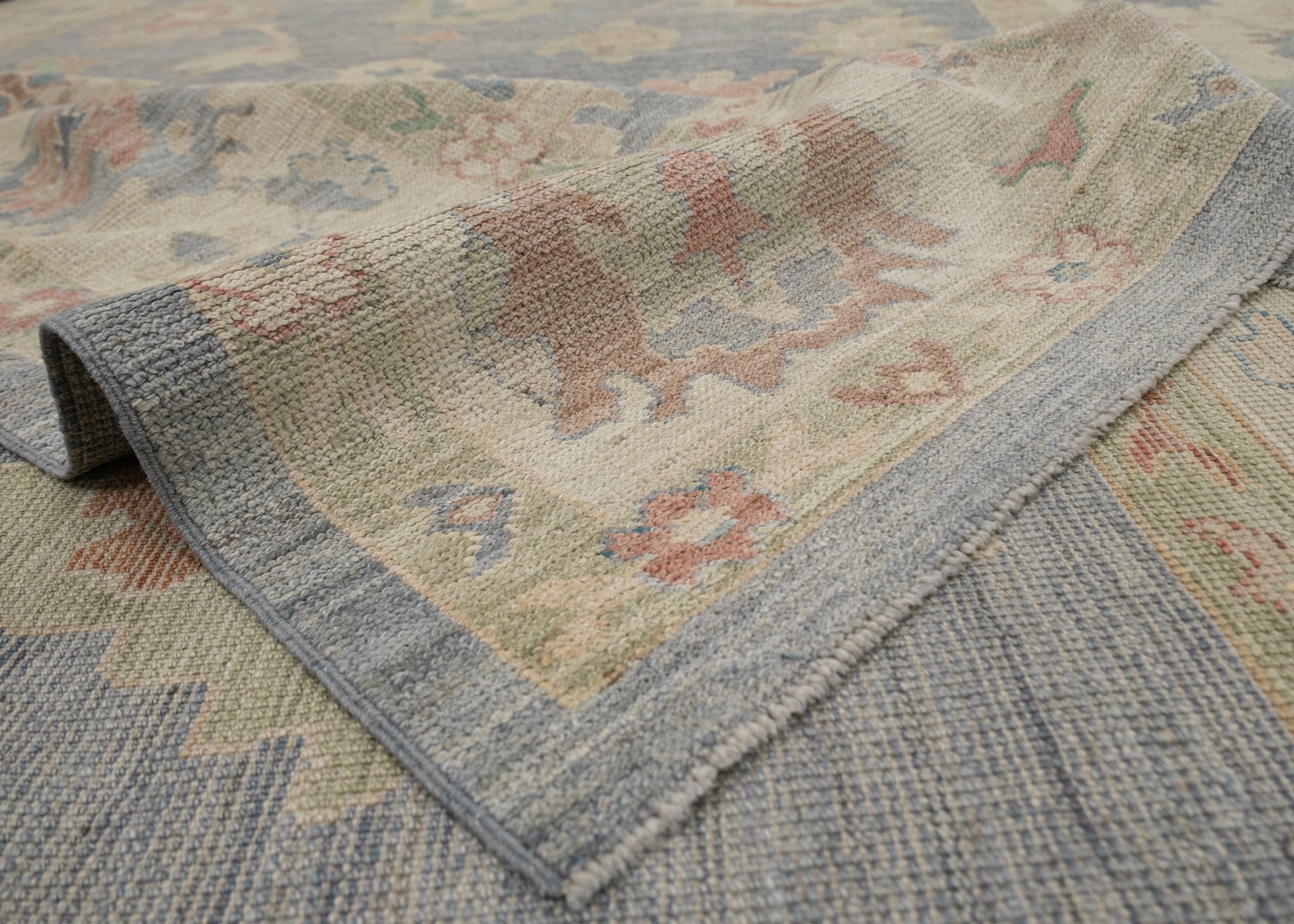 Turkish Oushak Rug 8'10" x 12' #15004