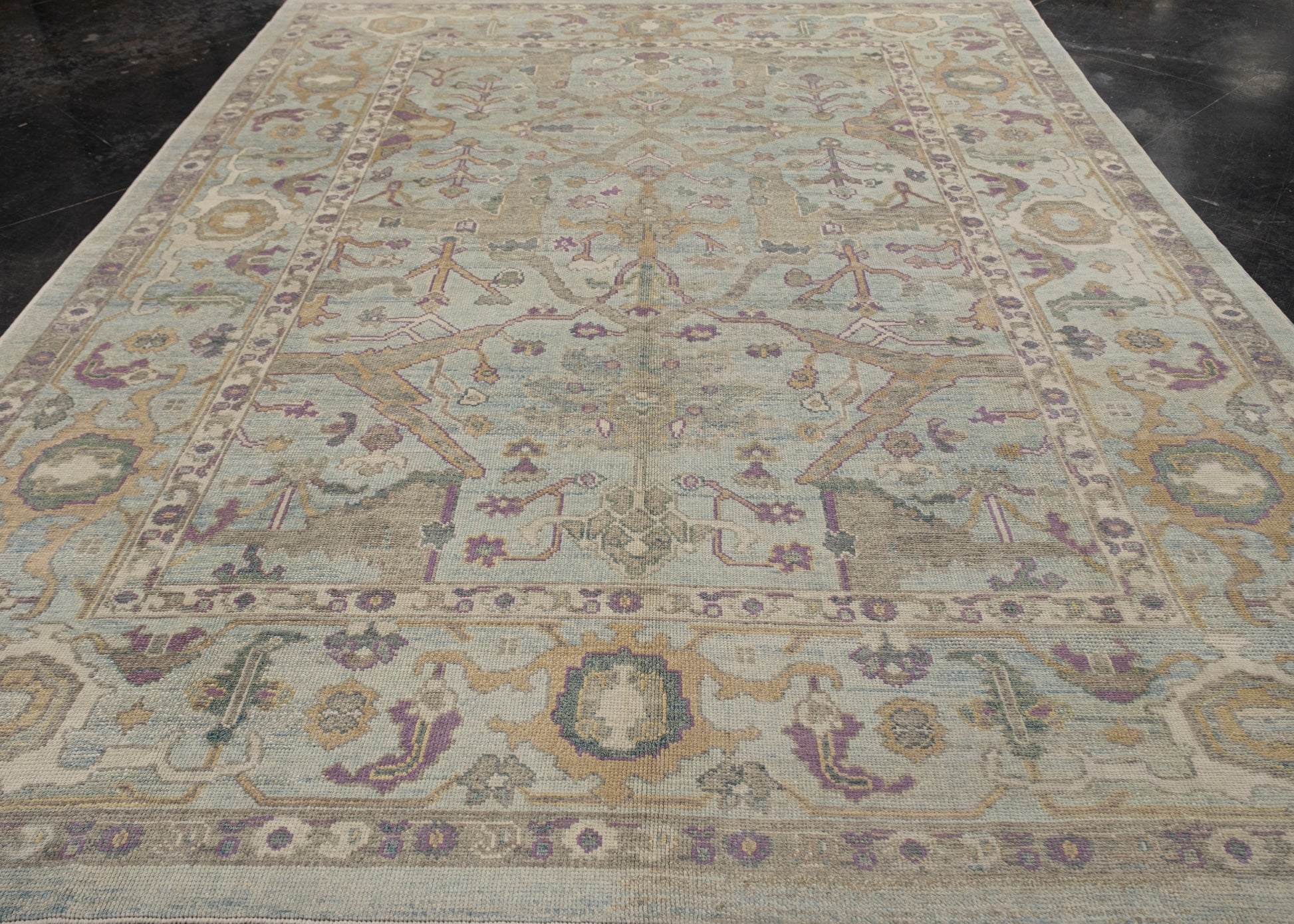 Turkish Oushak Rug 9'4" x 12'3" #3172