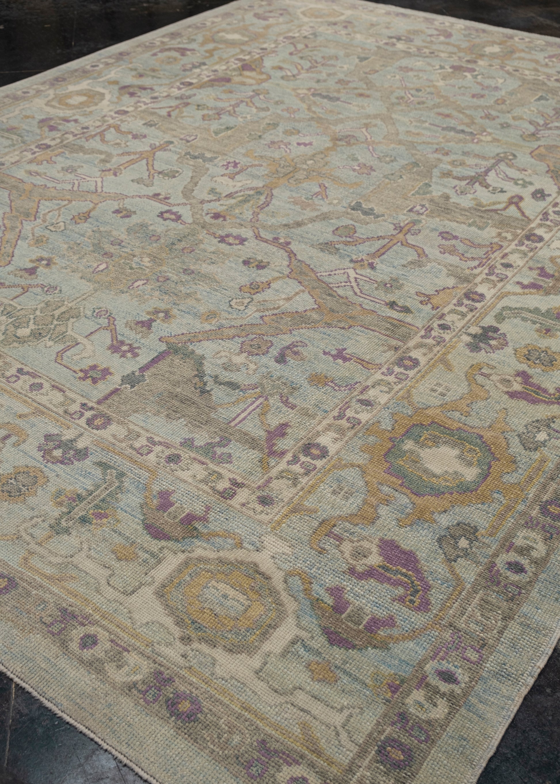 Turkish Oushak Rug 9'4" x 12'3" #3172