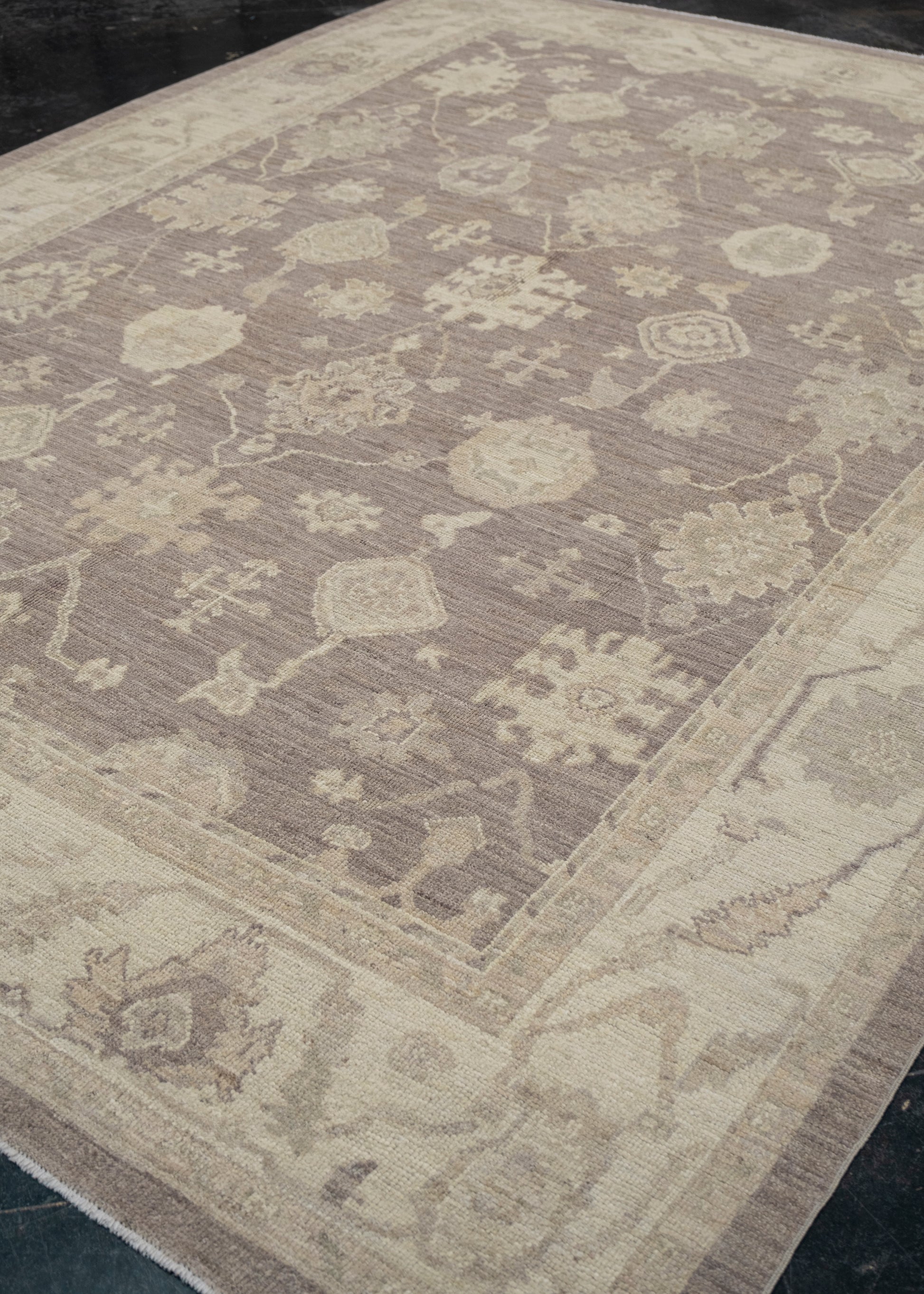 Turkish Oushak Rug 8'7" x 11'5" #240