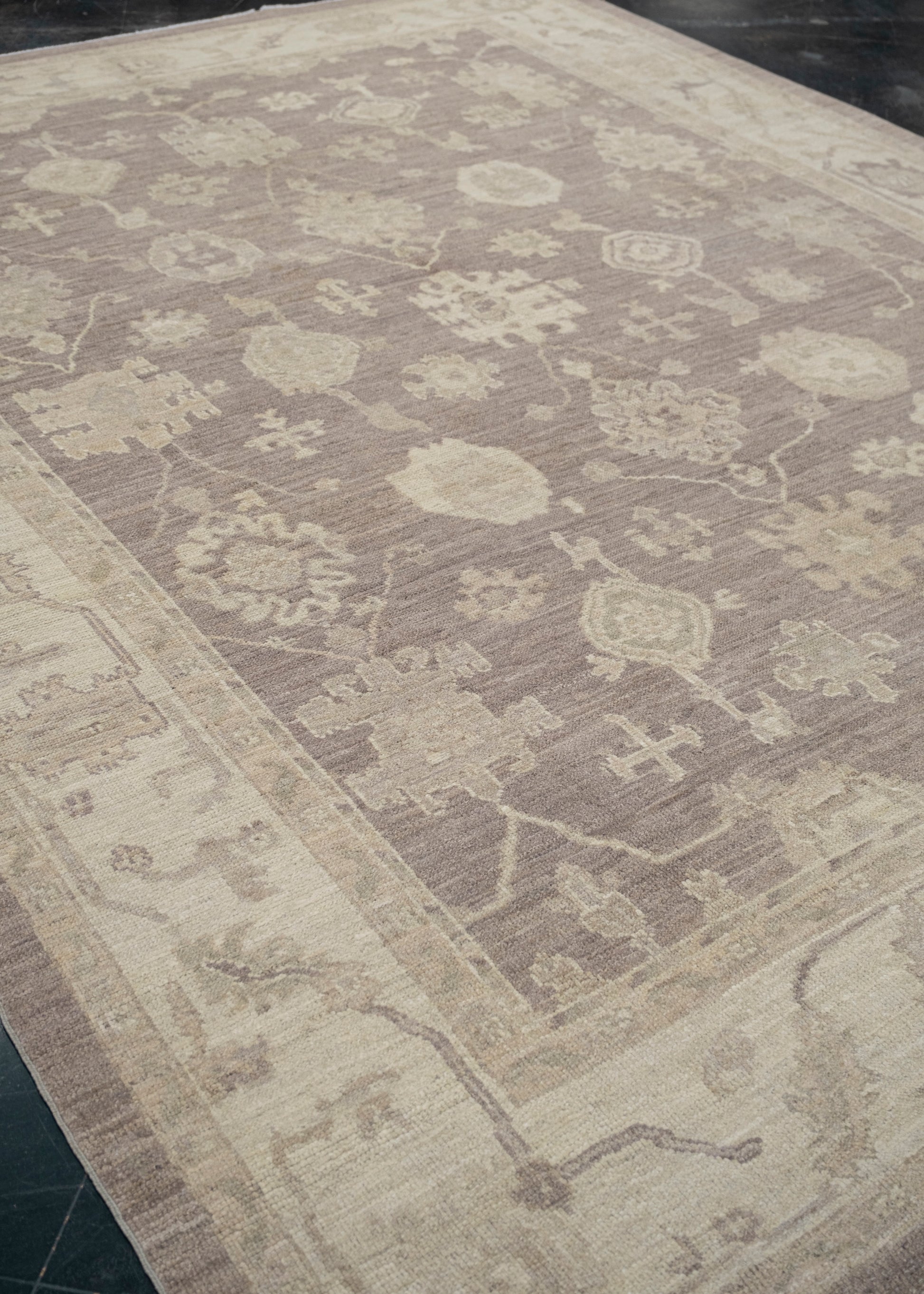 Turkish Oushak Rug 8'7" x 11'5" #240