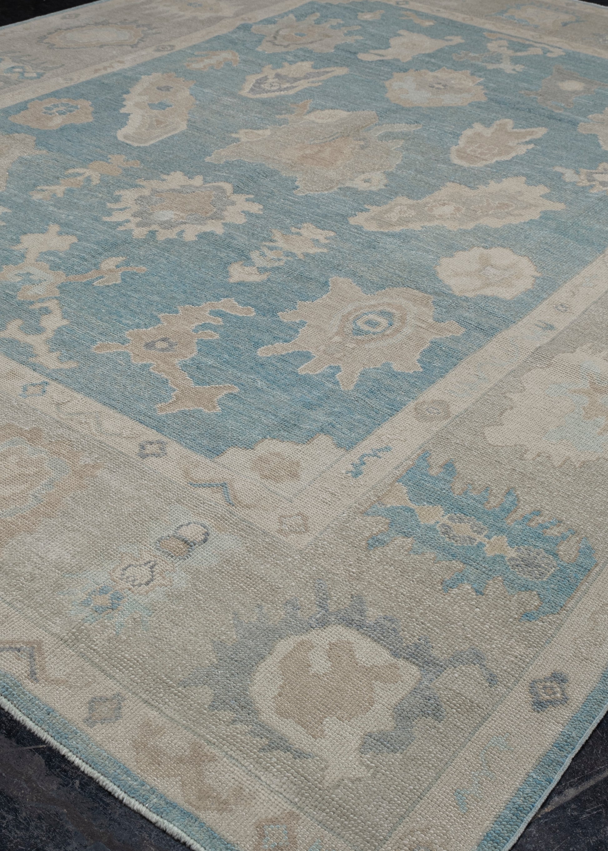 Turkish Oushak Rug 8'9" x 11'7" #11908