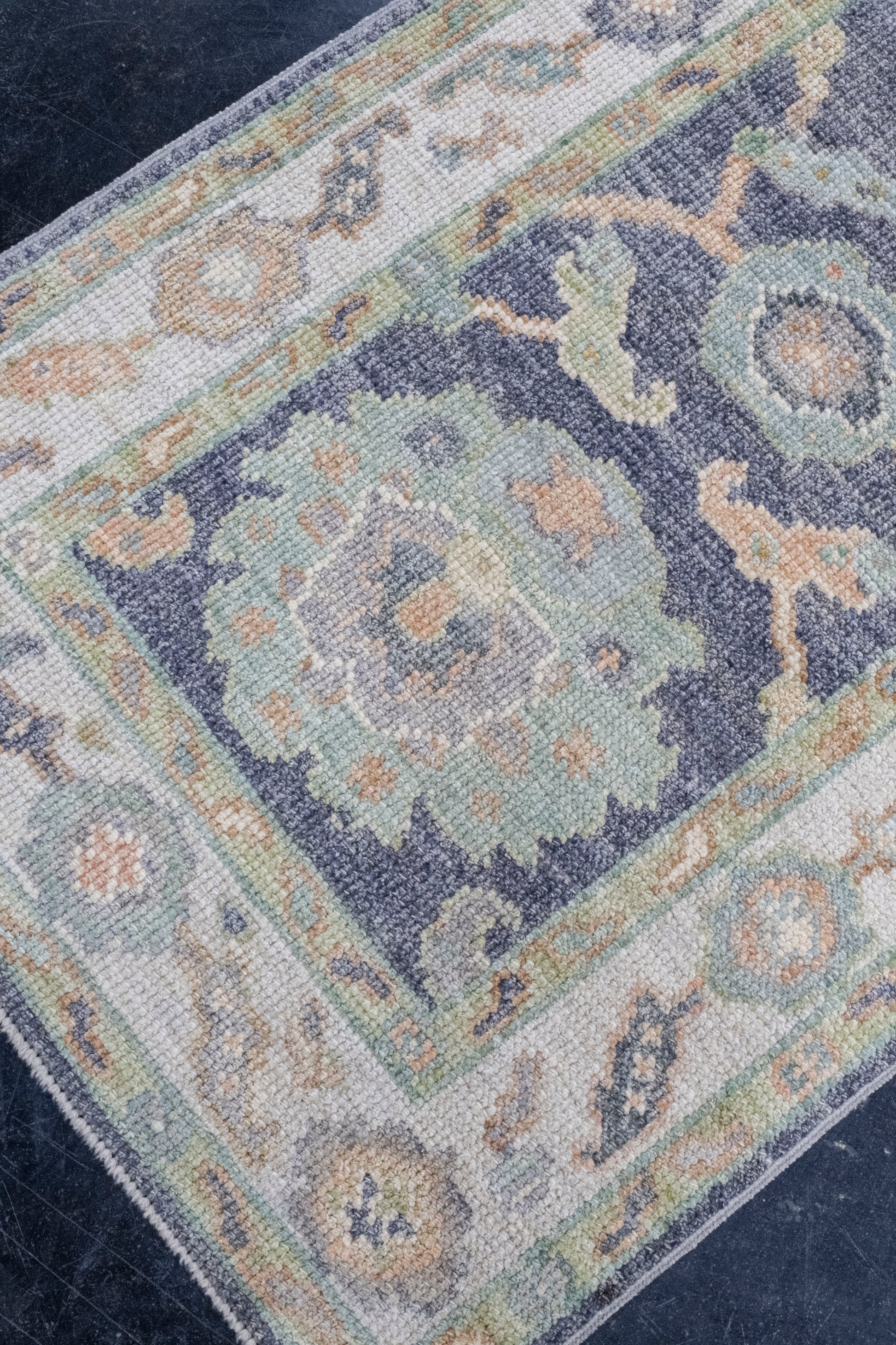 Turkish Oushak Rug 2'4" x 6' #16421