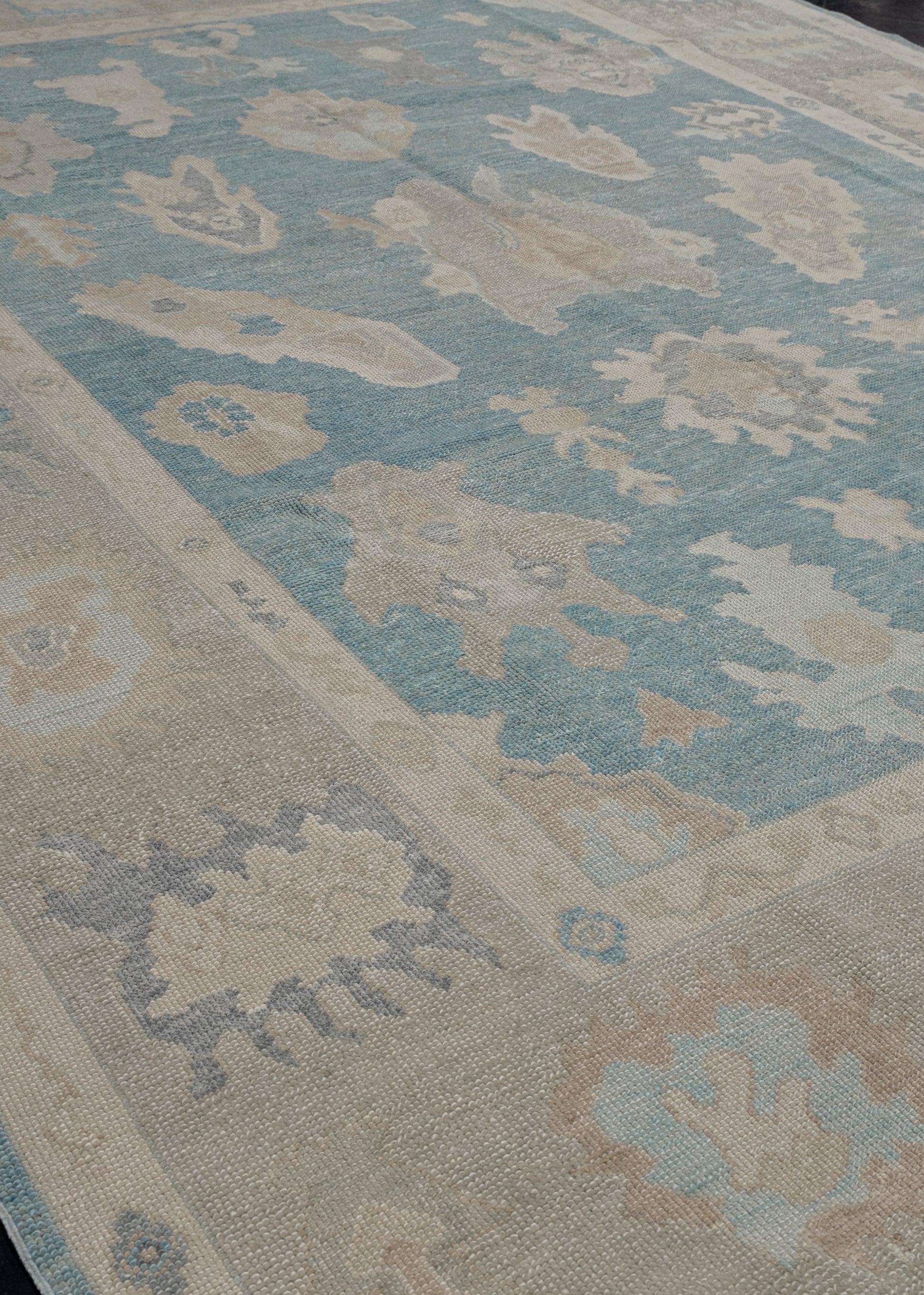 Turkish Oushak Rug 8'9" x 11'7" #11908