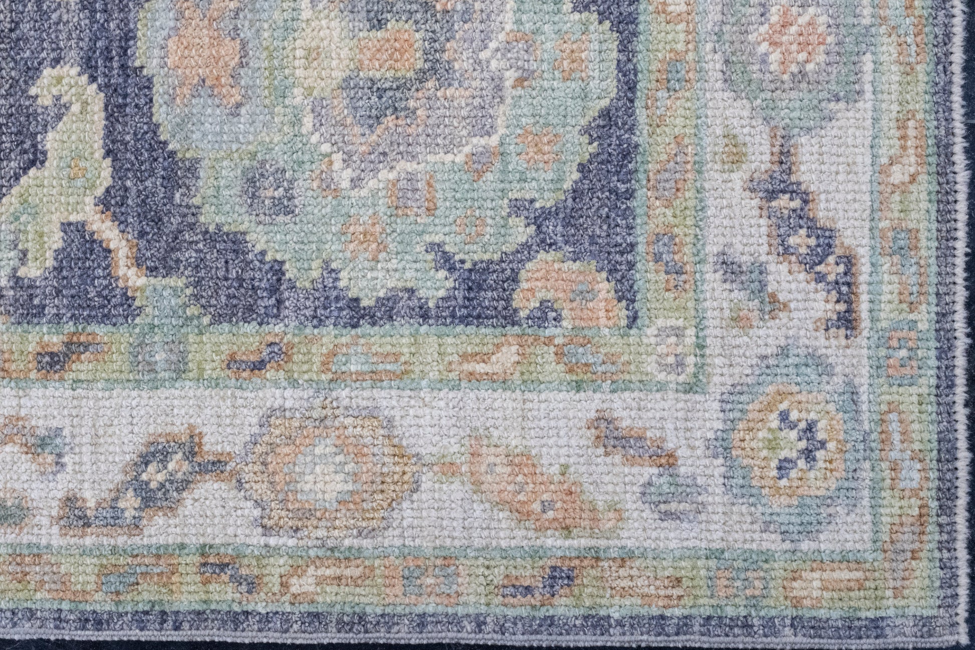 Turkish Oushak Rug 2'4" x 6' #16421