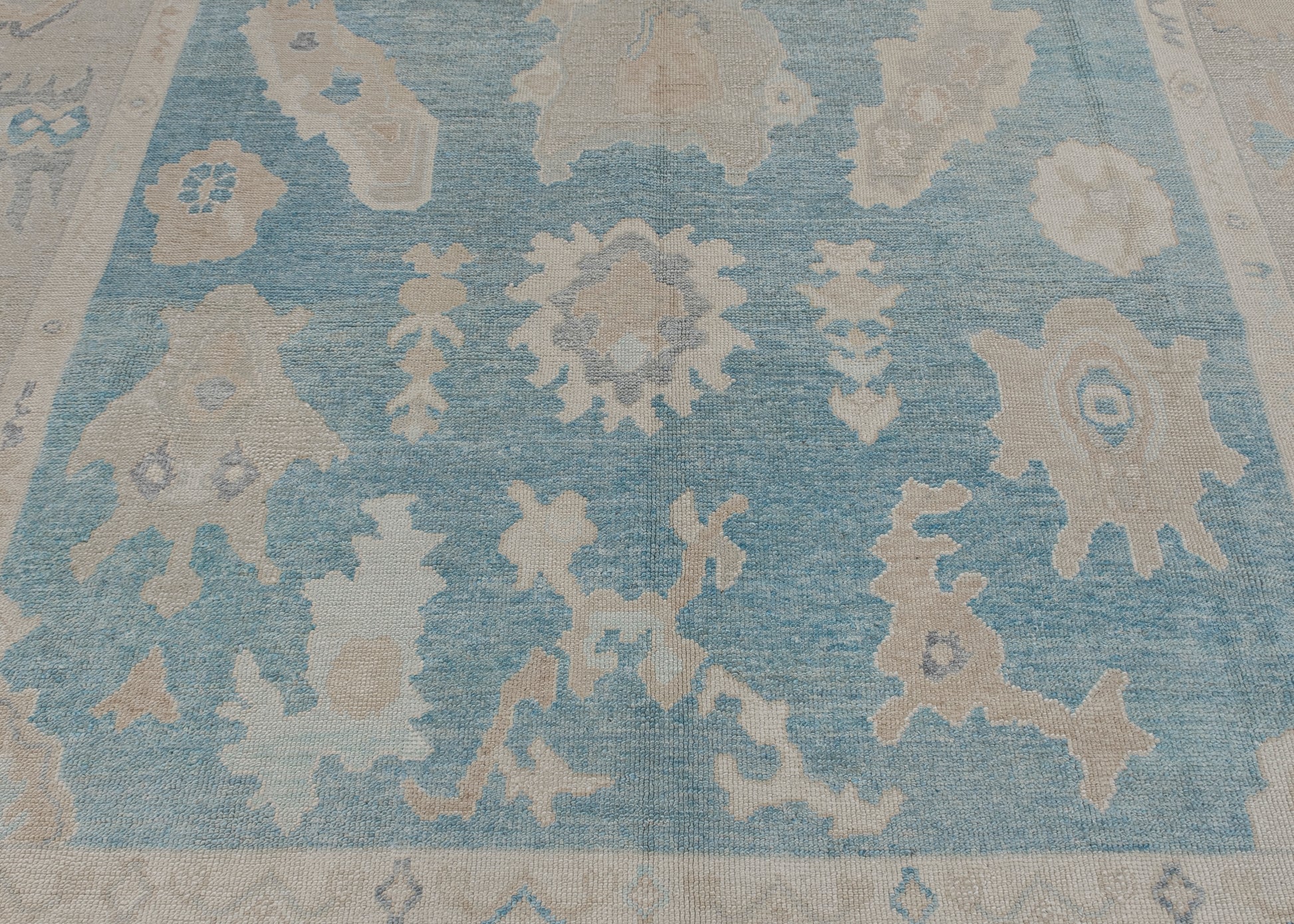 Turkish Oushak Rug 8'9" x 11'7" #11908